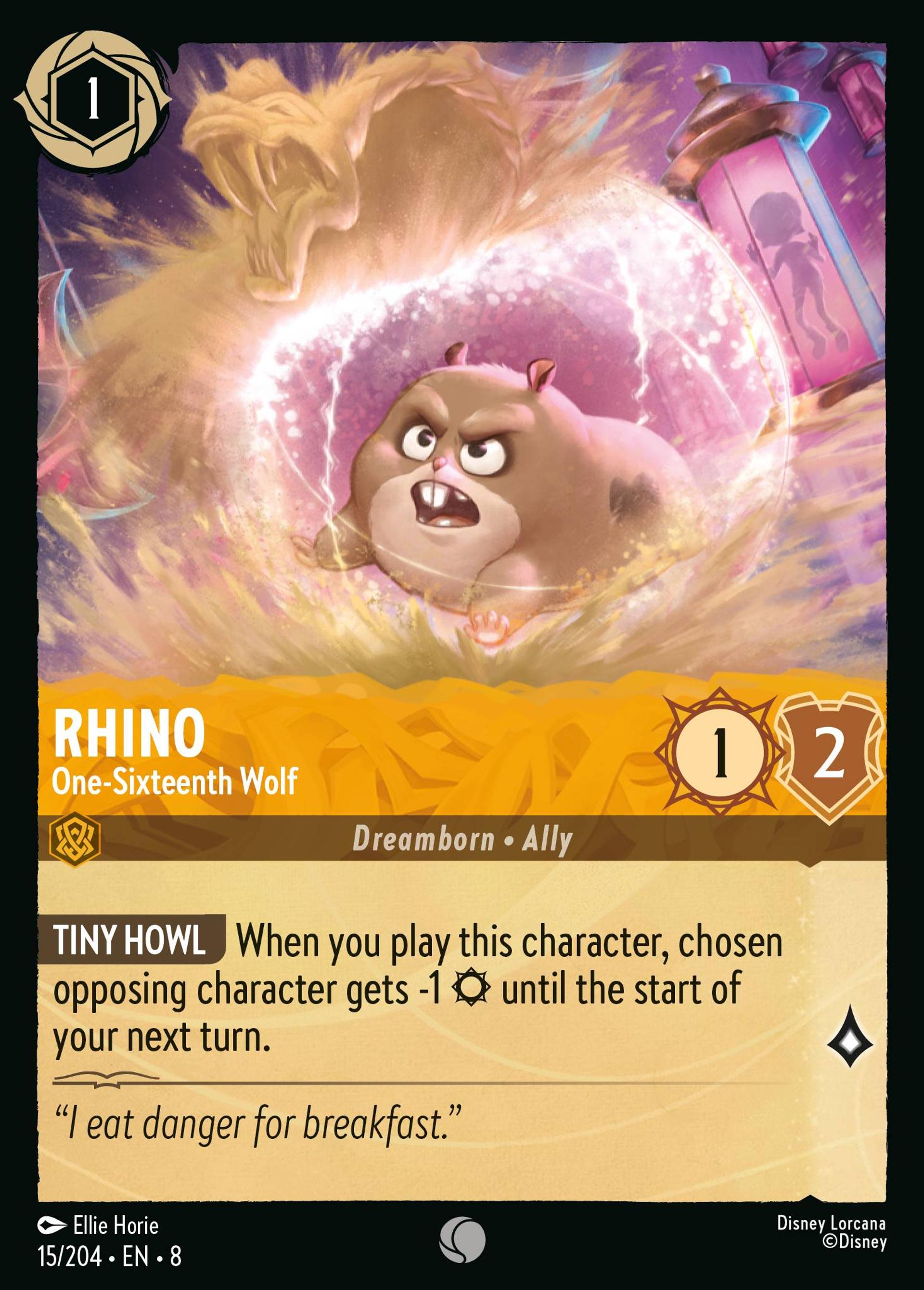 Rhino - One-Sixteenth Wolf — The Reign of Jafar — Lorcana