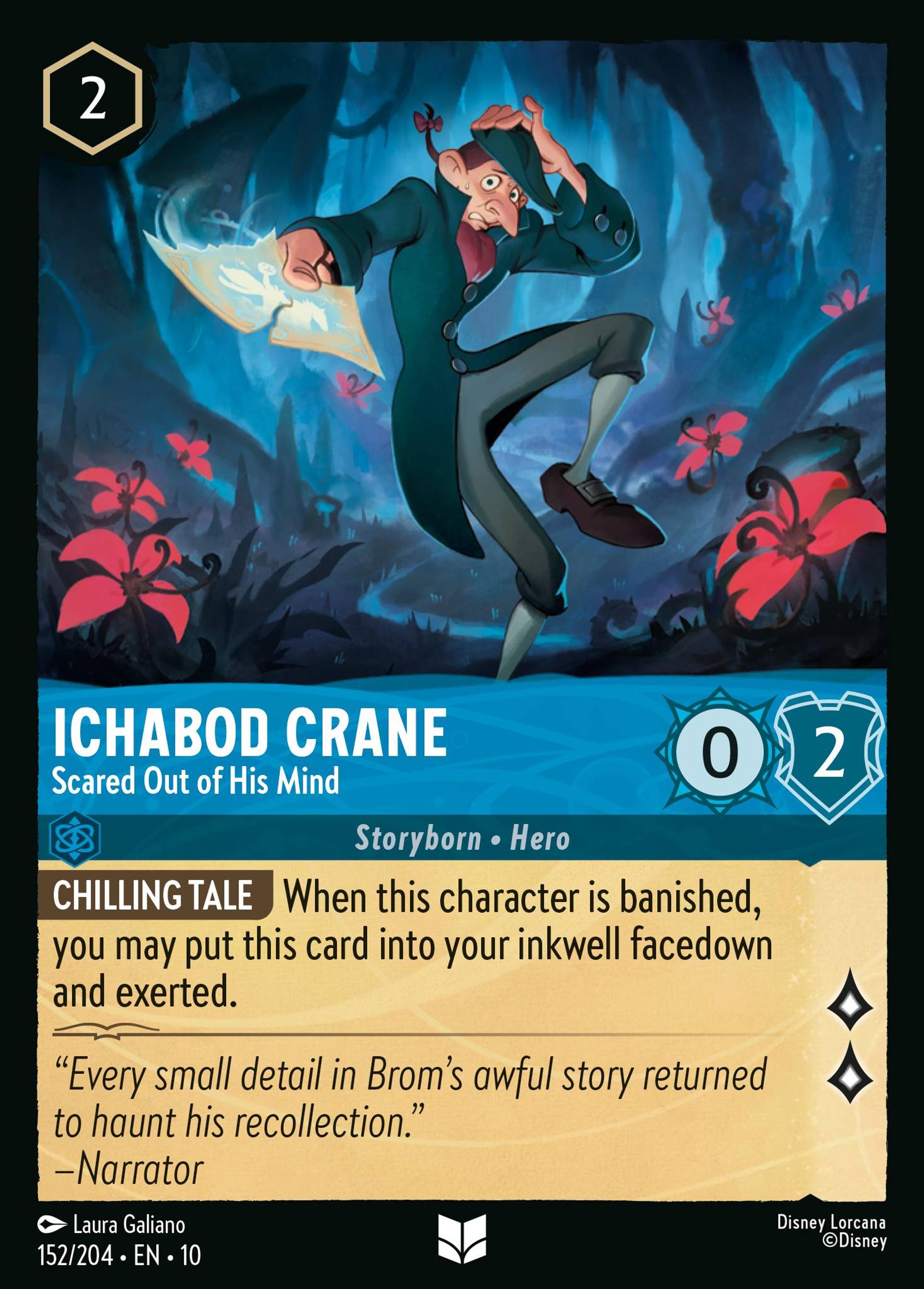 Ichabod Crane - Saisi d'une peur bleue — Whispers in the Well — Lorcana
