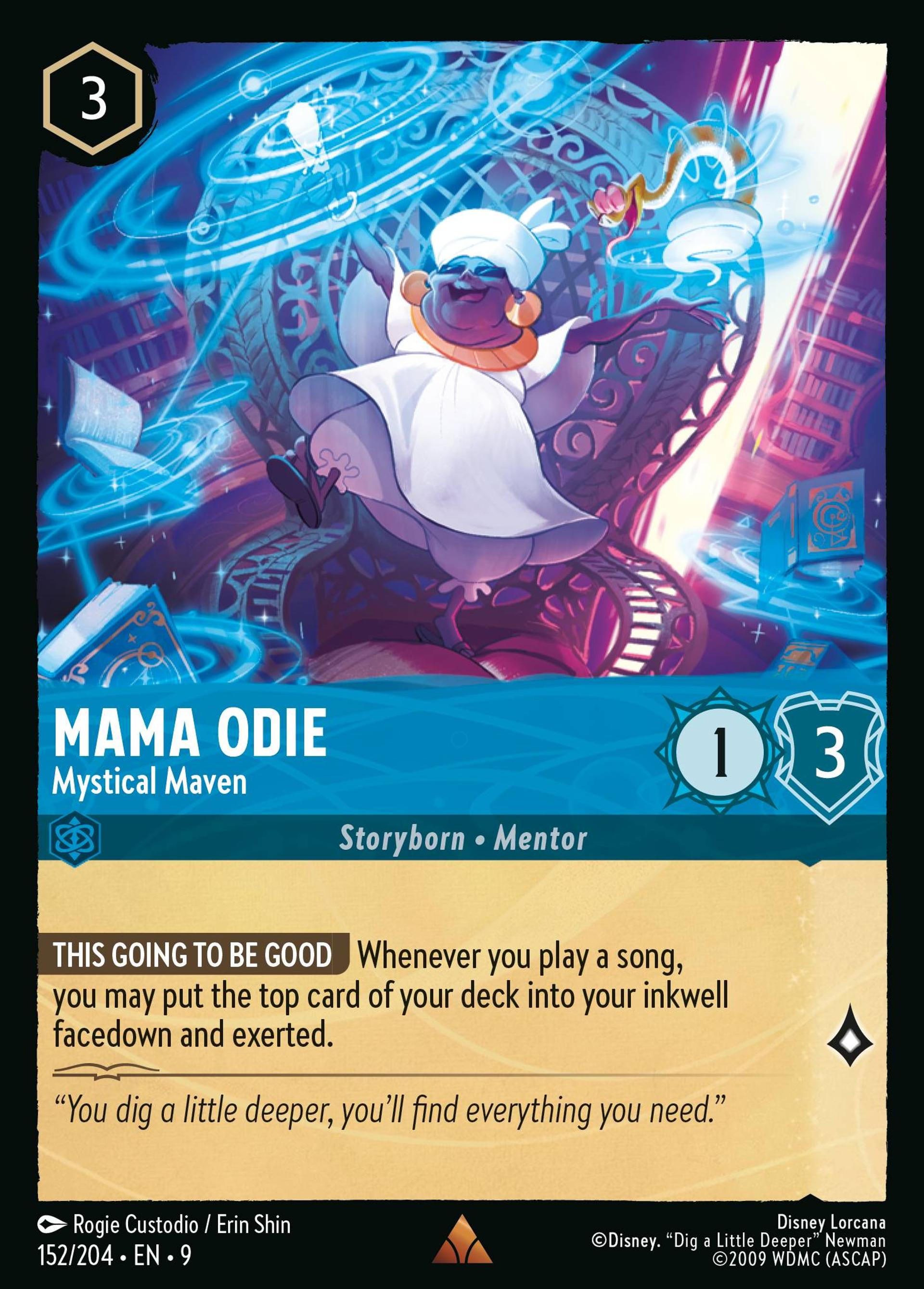 Mama Odie - Mystical Maven — Fabled — Lorcana