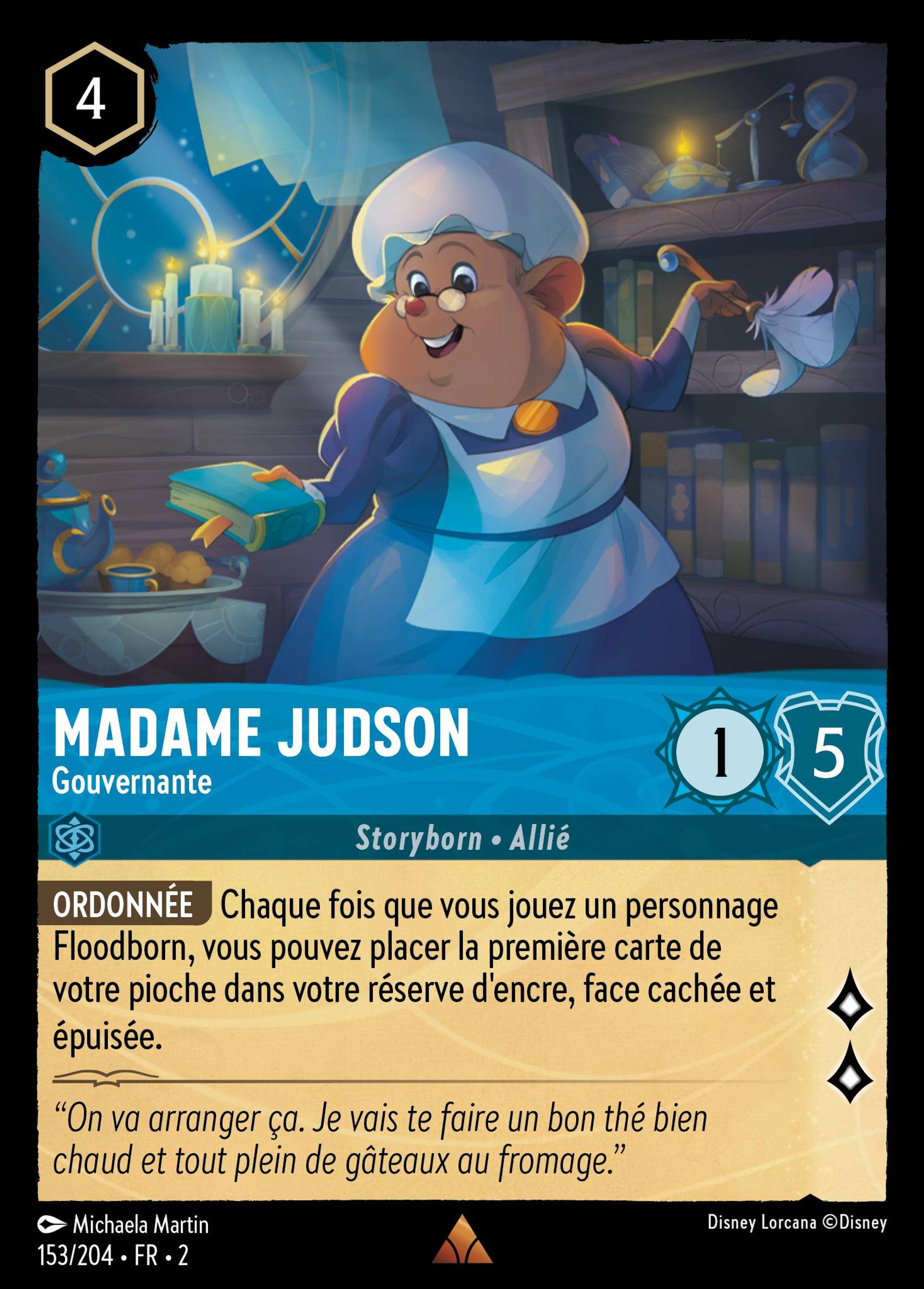 Madame Judson - Gouvernante — Rise of the Floodborn — Lorcana