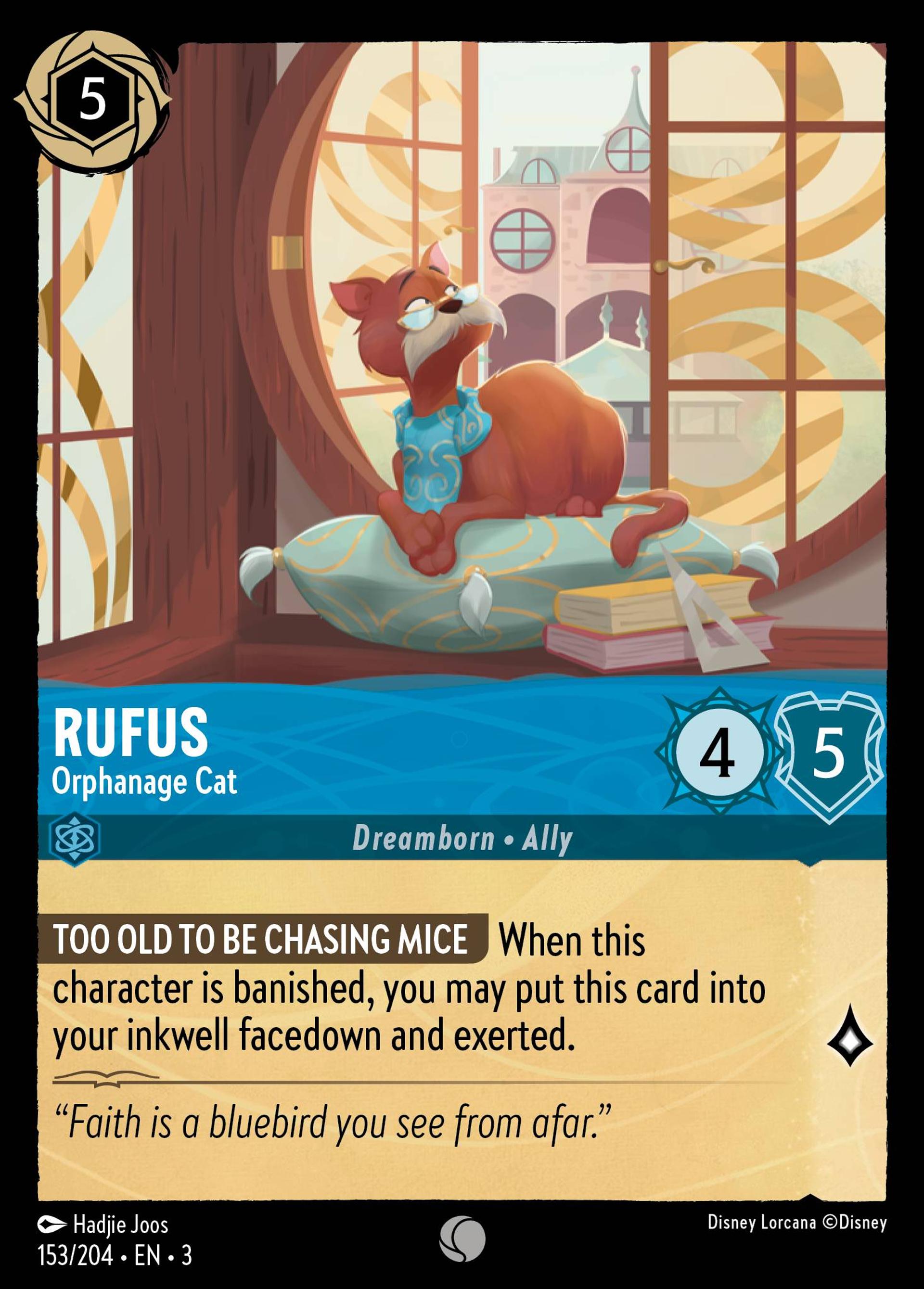 Rufus - Chat d'orphelinat — Into the Inklands — Lorcana
