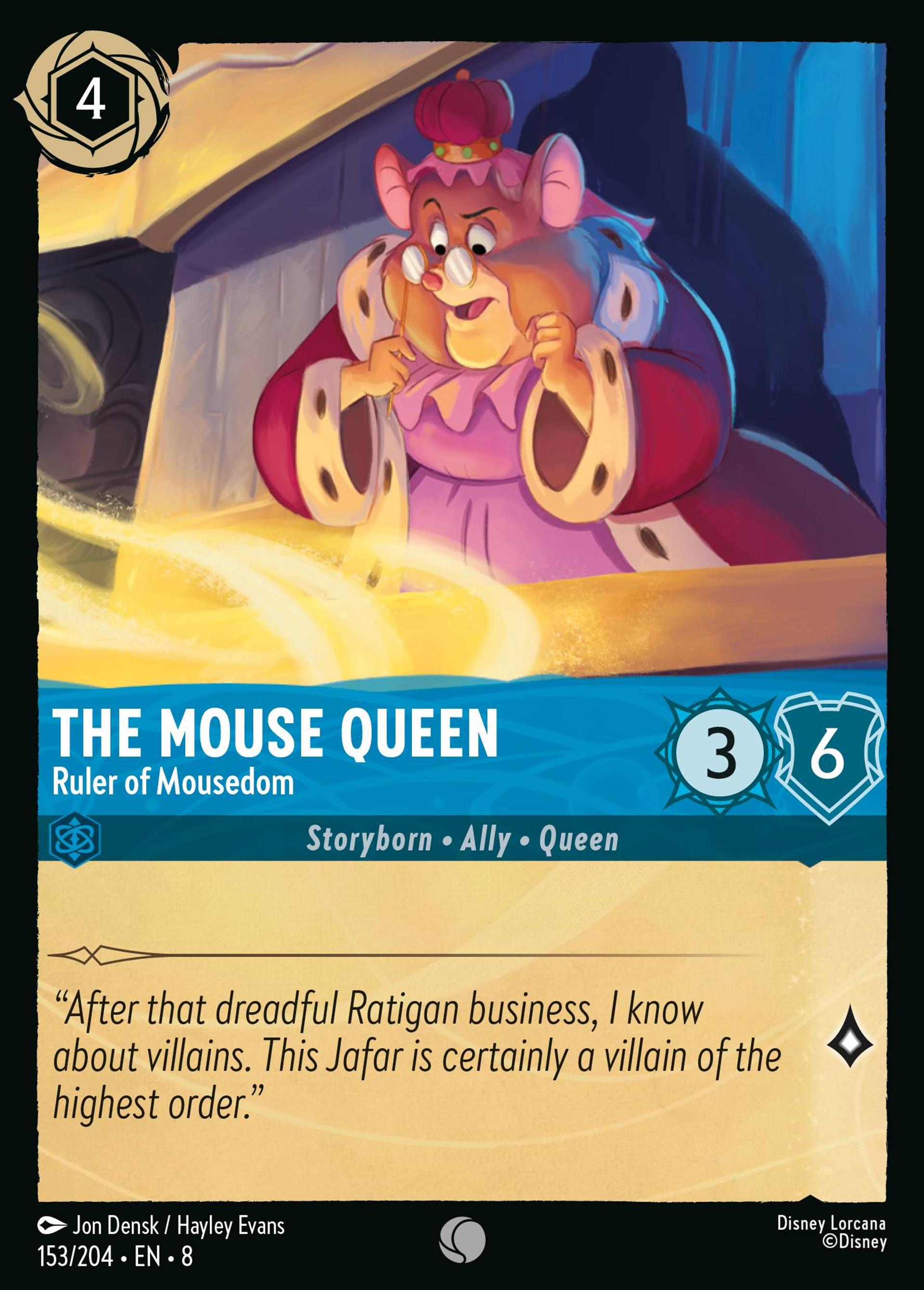 La Reine Moustoria - Régente du Royaume des souris — The Reign of Jafar — Lorcana