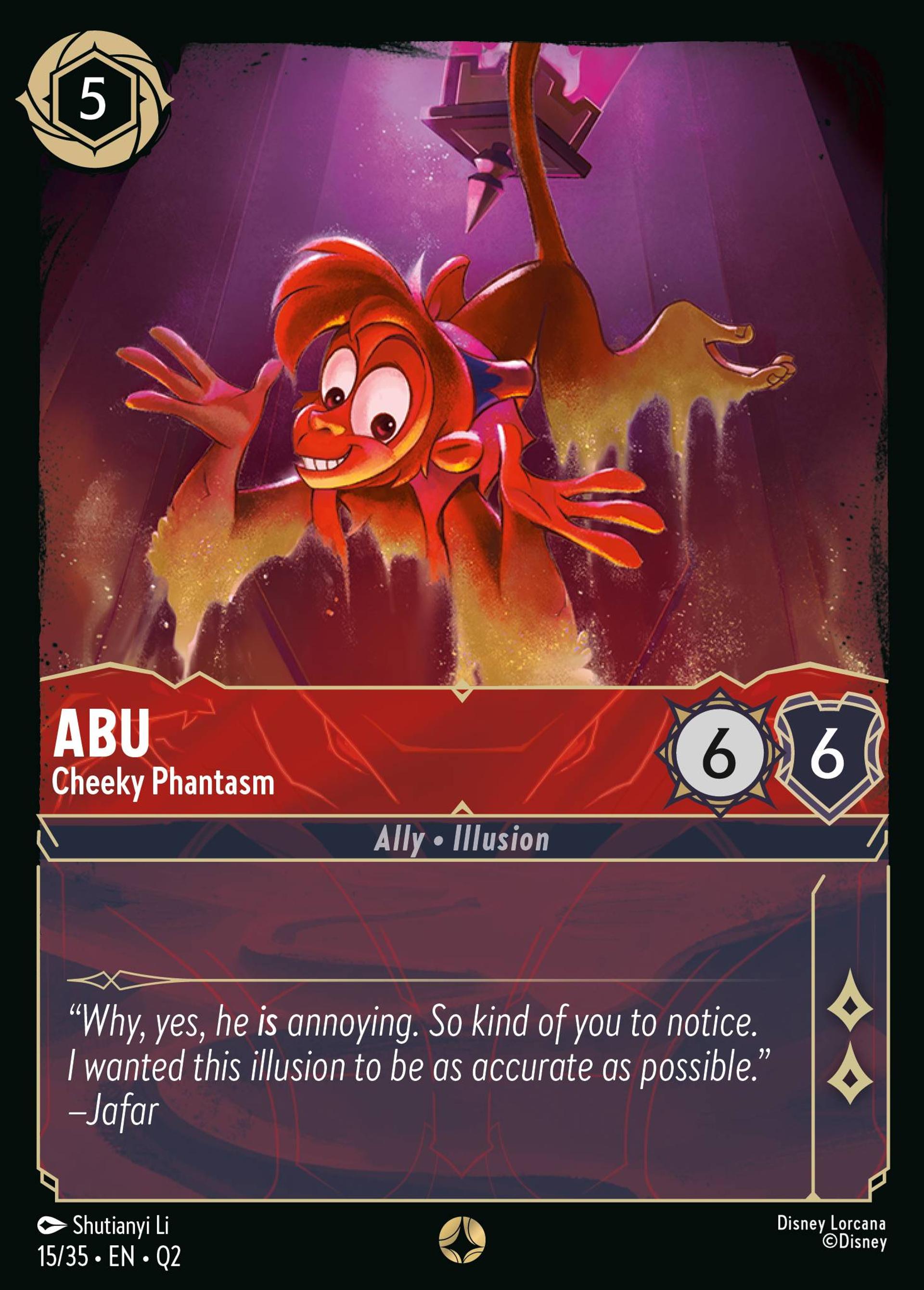 Abu - Cheeky Phantasm — Illumineer's Quest: Palace Heist — Lorcana