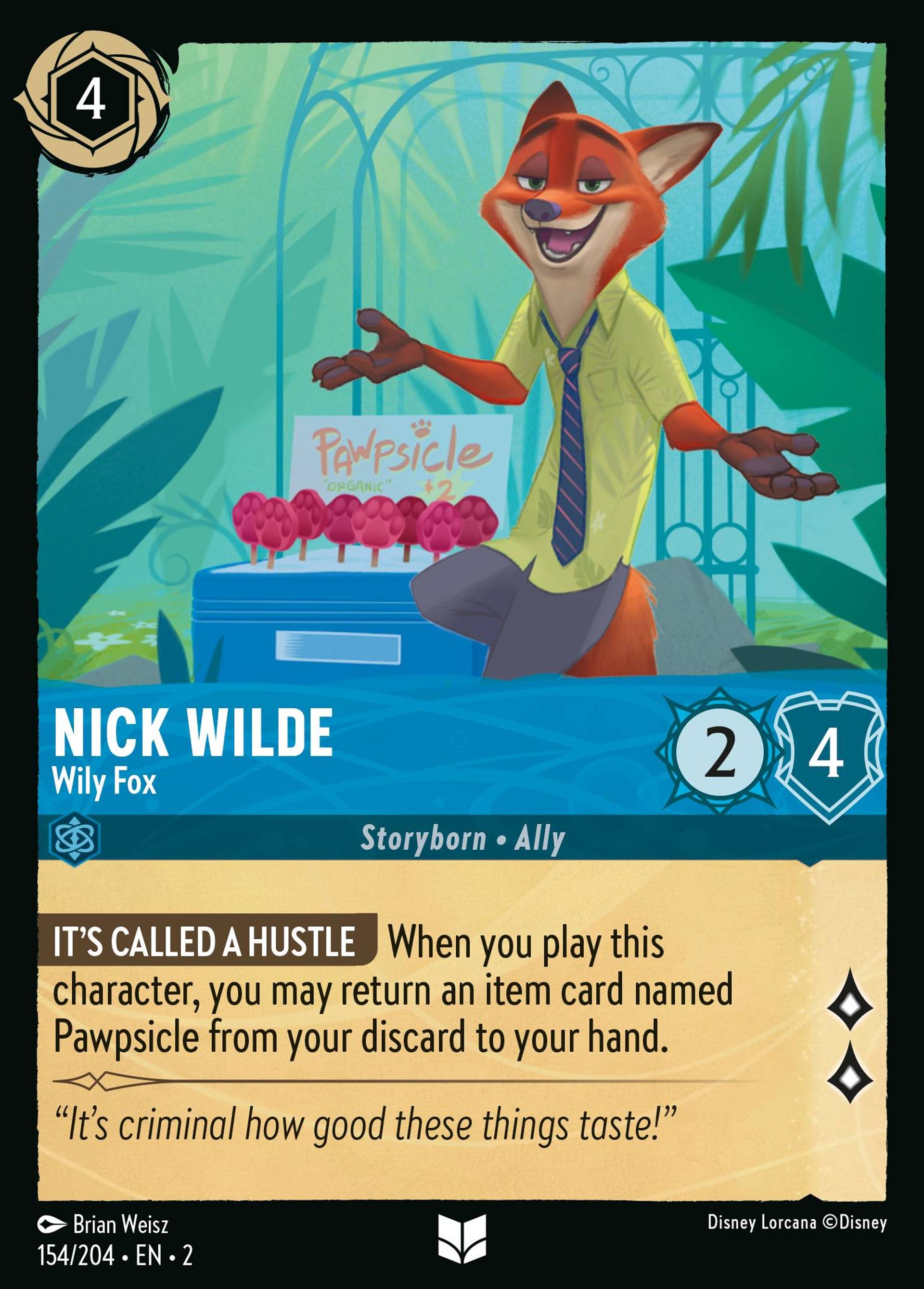 Nick Wilde - Rusé comme un renard — Rise of the Floodborn — Lorcana