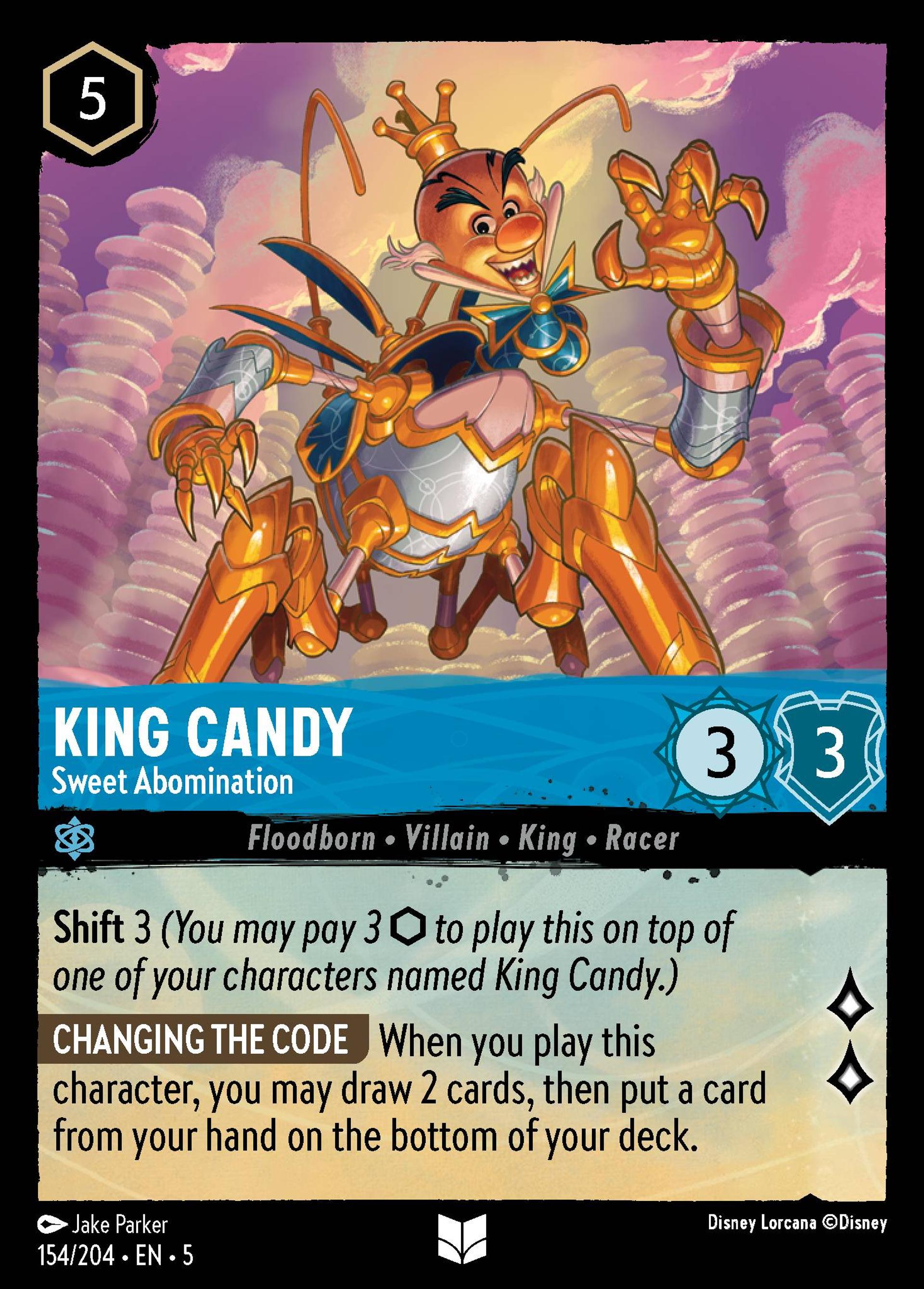King Candy - Sweet Abomination — Shimmering Skies — Lorcana