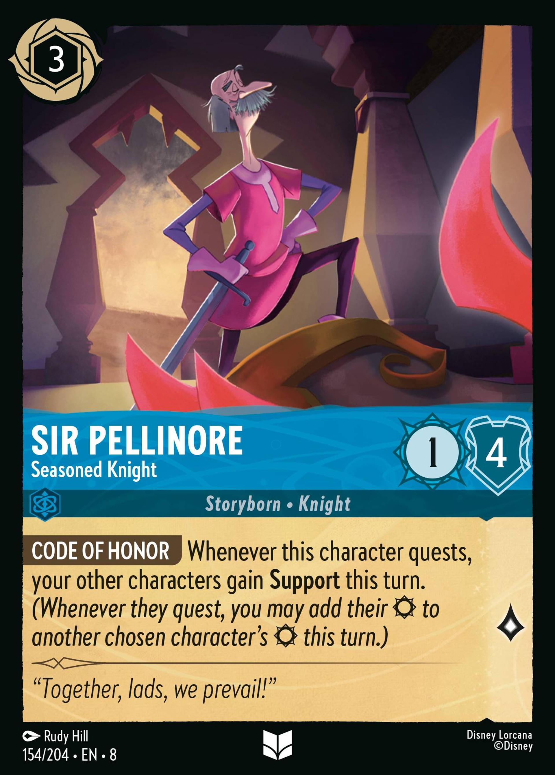 Seigneur Pélinore - Chevalier chevronné — The Reign of Jafar — Lorcana