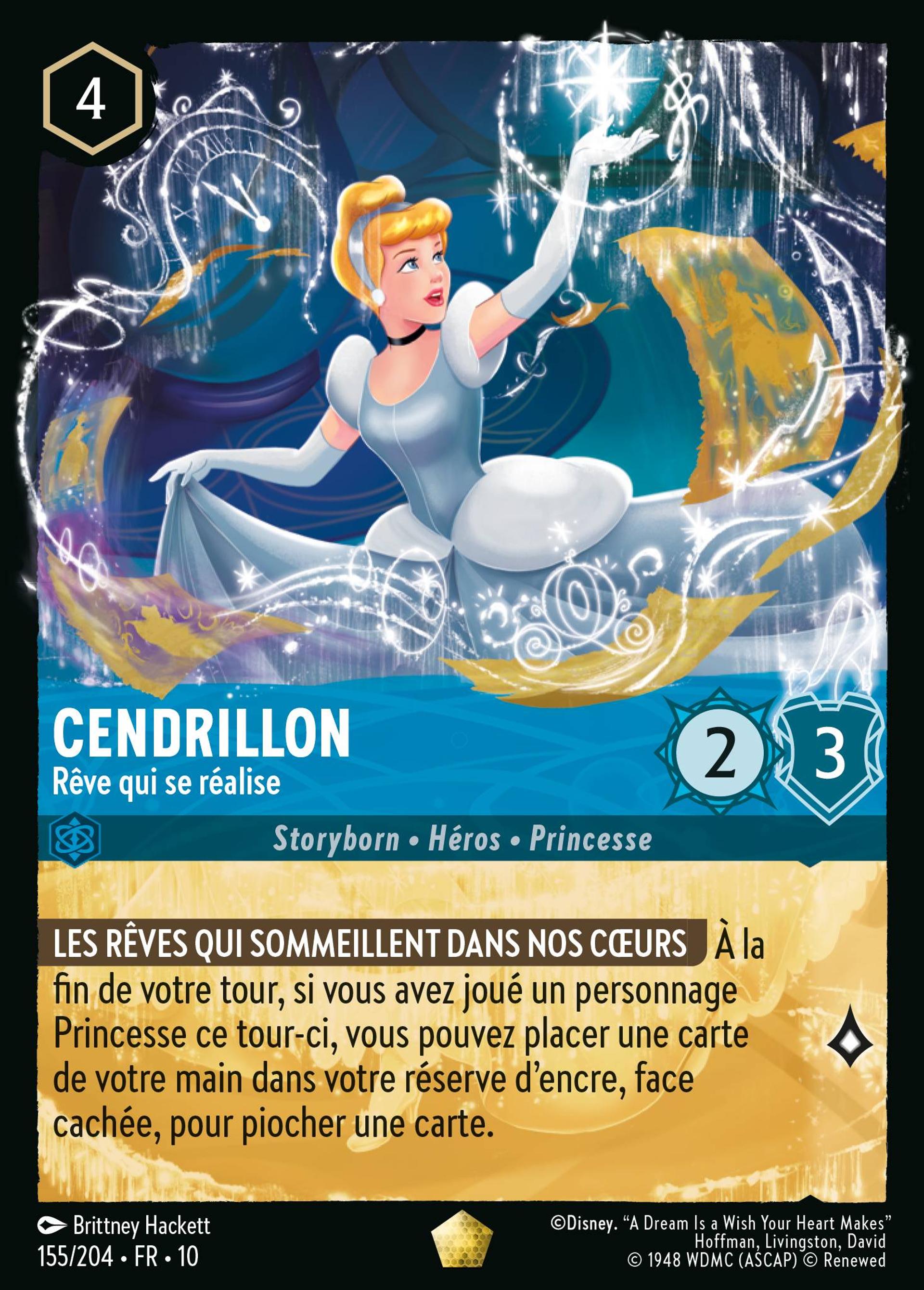 Cendrillon - Rêve qui se réalise — Whispers in the Well — Lorcana