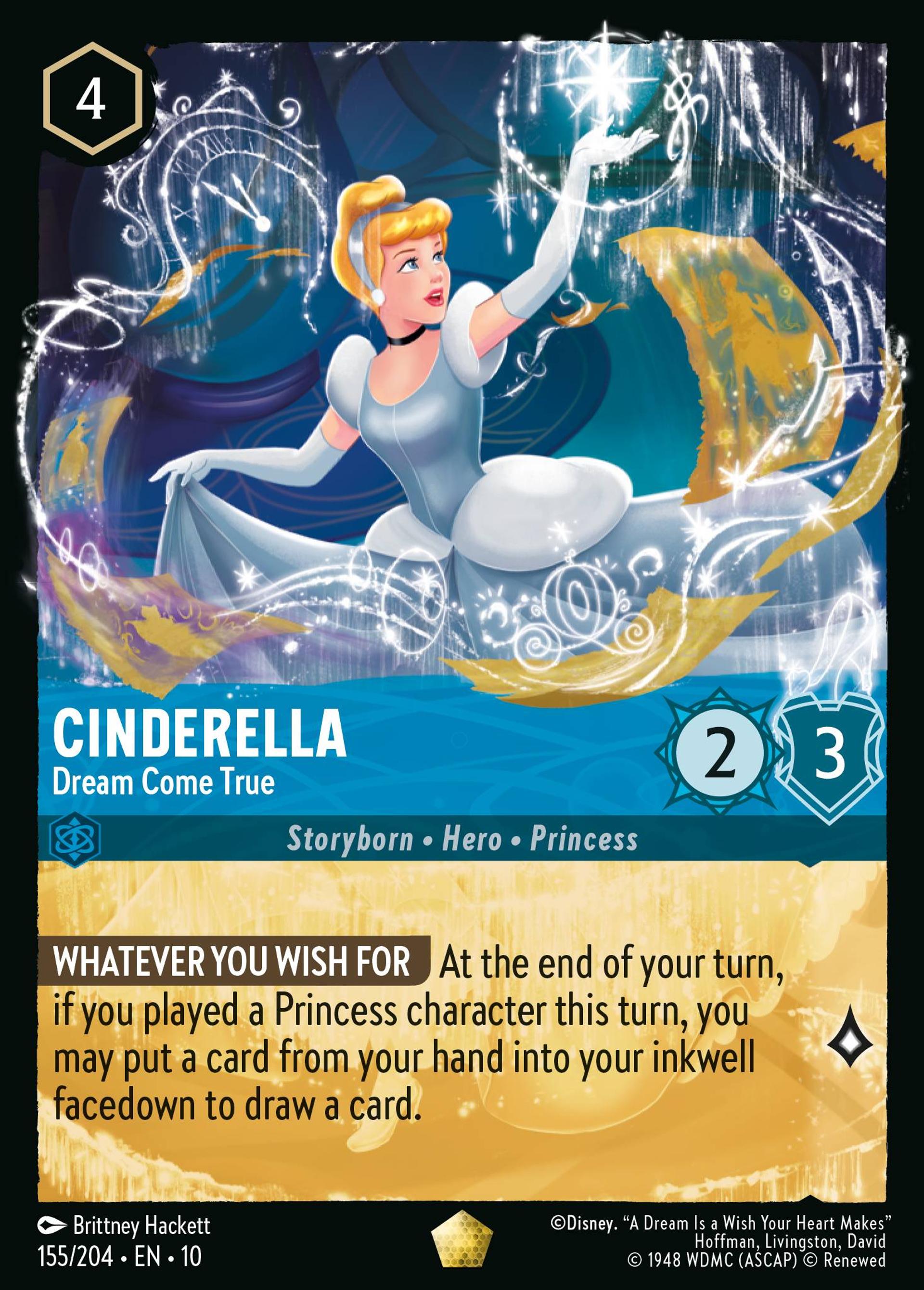Cendrillon - Rêve qui se réalise — Whispers in the Well — Lorcana