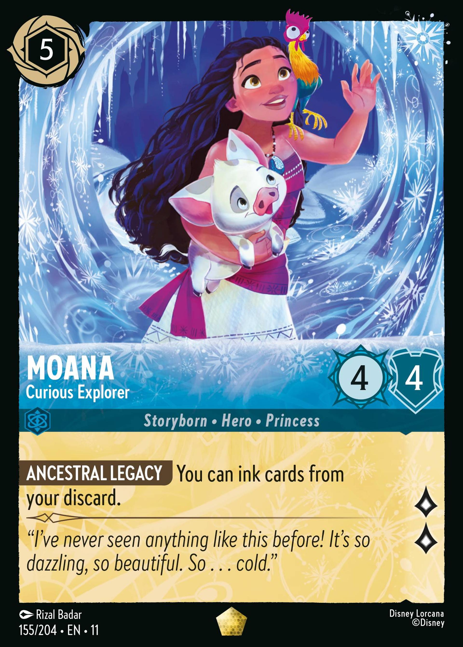 Moana - Curious Explorer — Winterspell — Lorcana