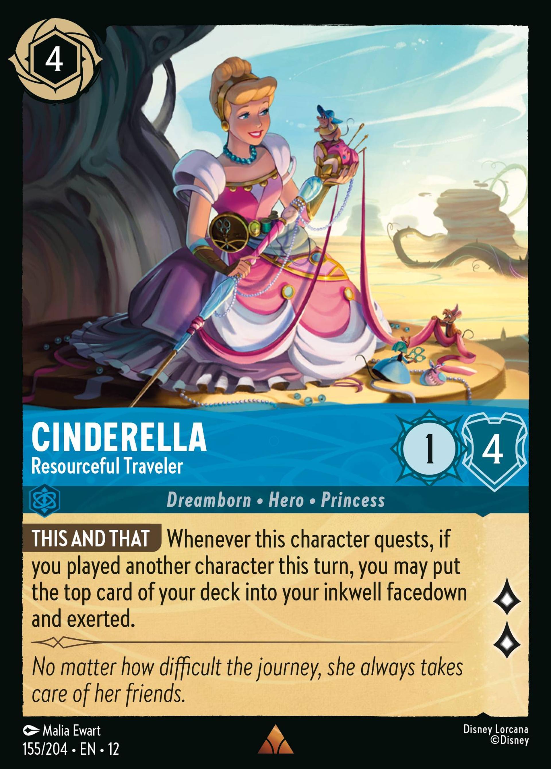 Cinderella - Resourceful Traveler — Wilds Unknown — Lorcana
