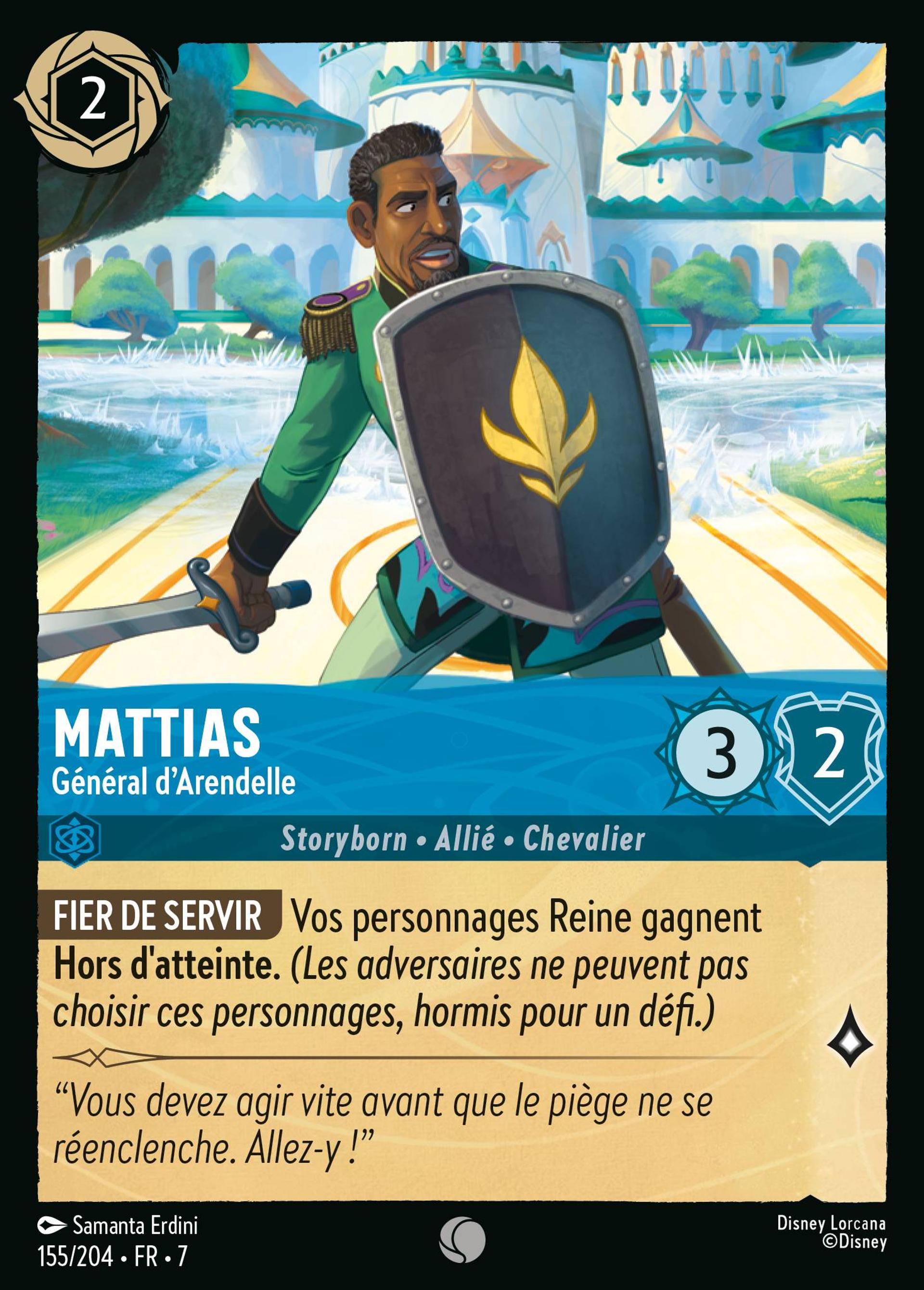 Mattias - Général d'Arendelle — Archazia's Island — Lorcana