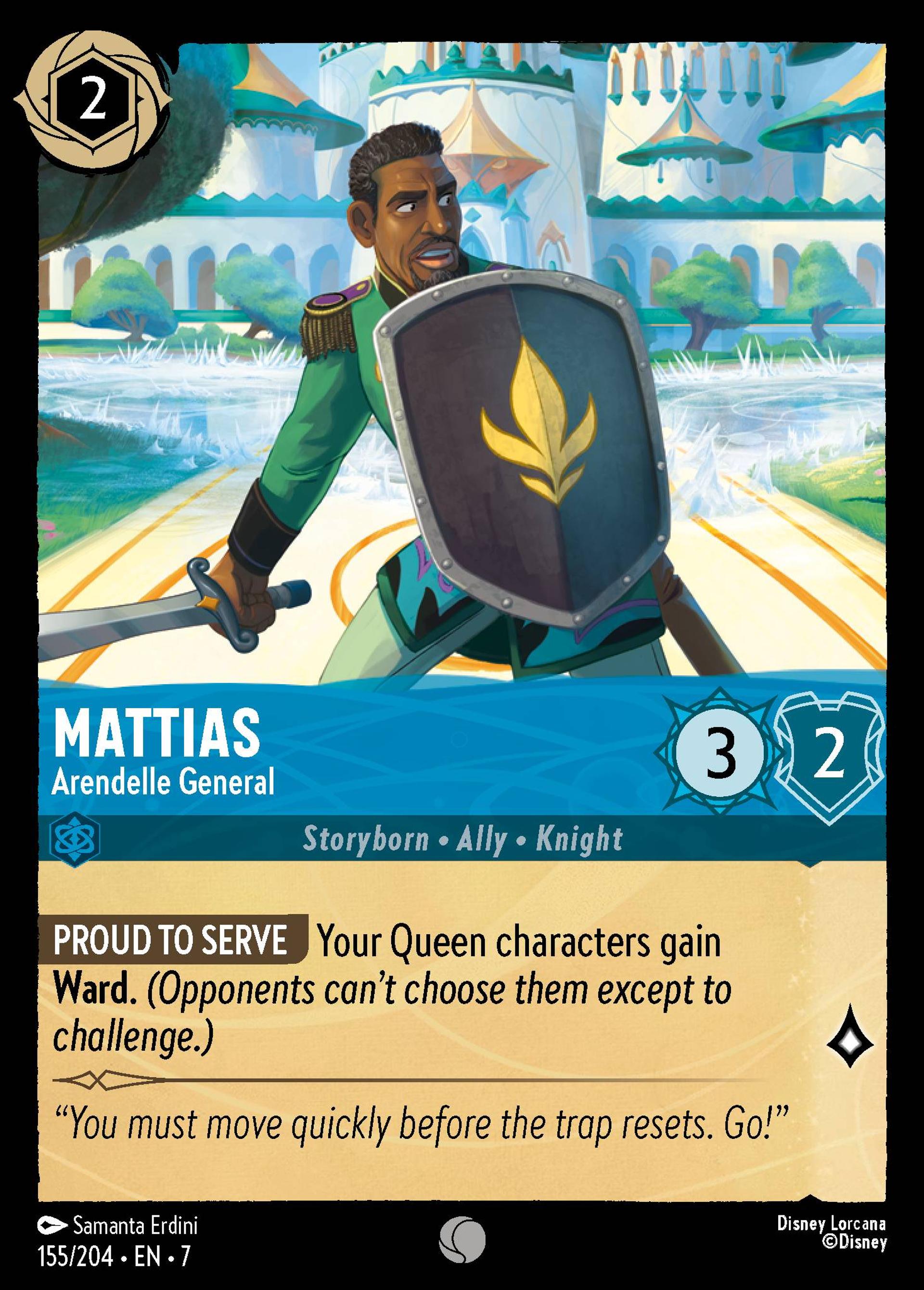 Mattias - Arendelle General — Archazia's Island — Lorcana
