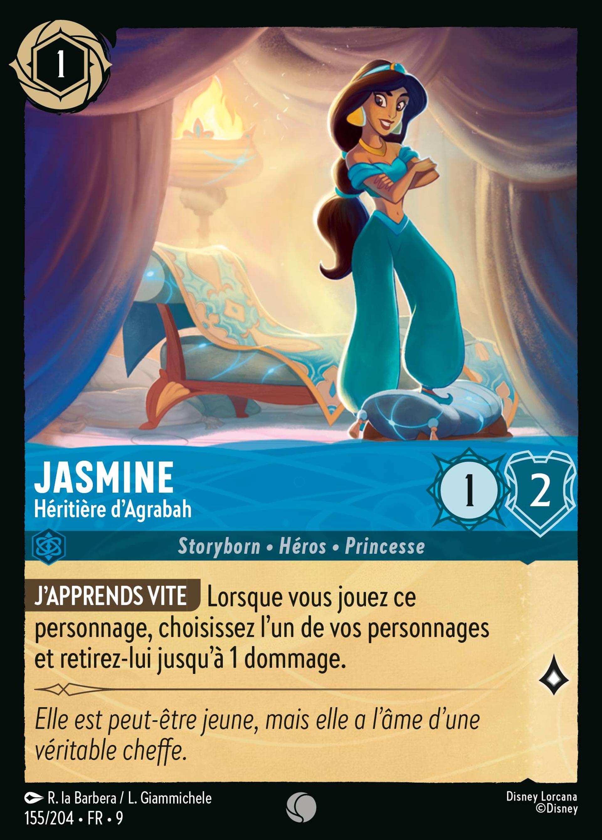 Jasmine - Héritière d'Agrabah — Fabled — Lorcana