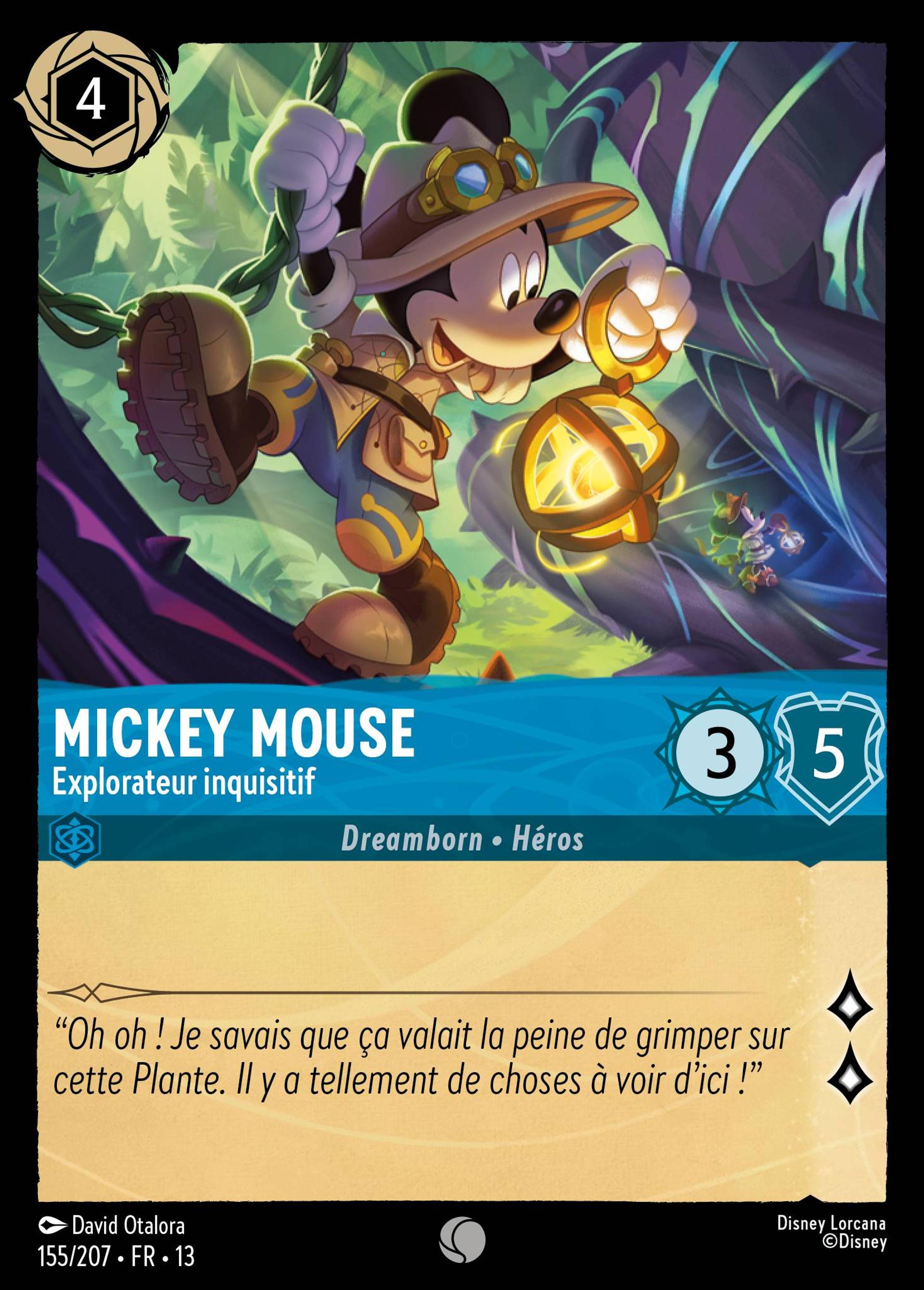 Mickey Mouse - Explorateur inquisitif — Attack of the Vine! — Lorcana