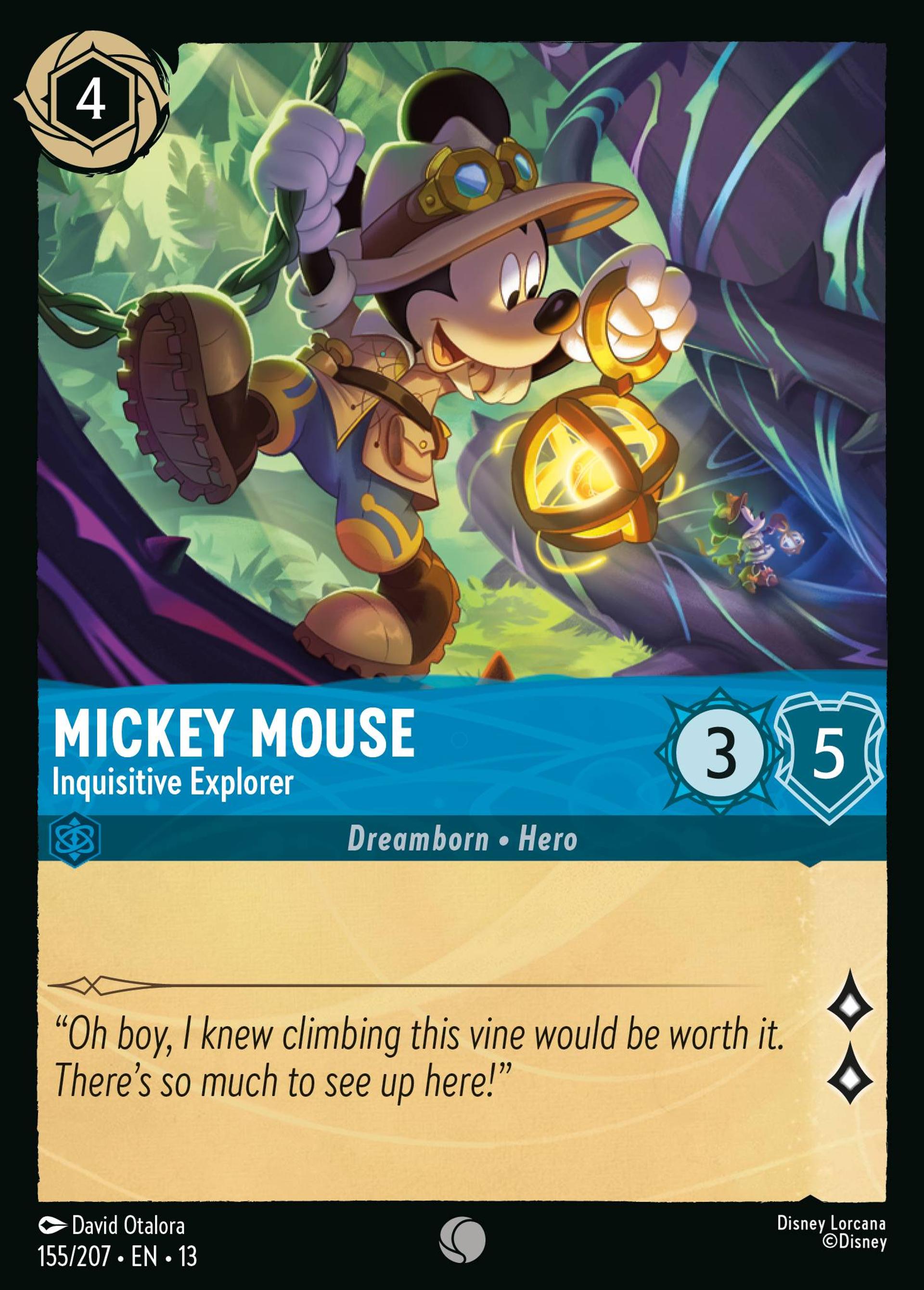 Mickey Mouse - Inquisitive Explorer — Attack of the Vine! — Lorcana