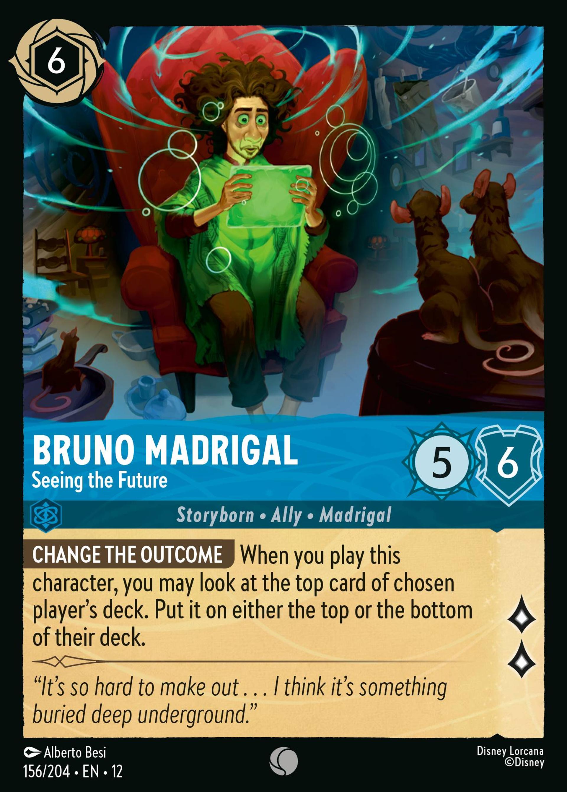 Bruno Madrigal - Seeing the Future — Wilds Unknown — Lorcana