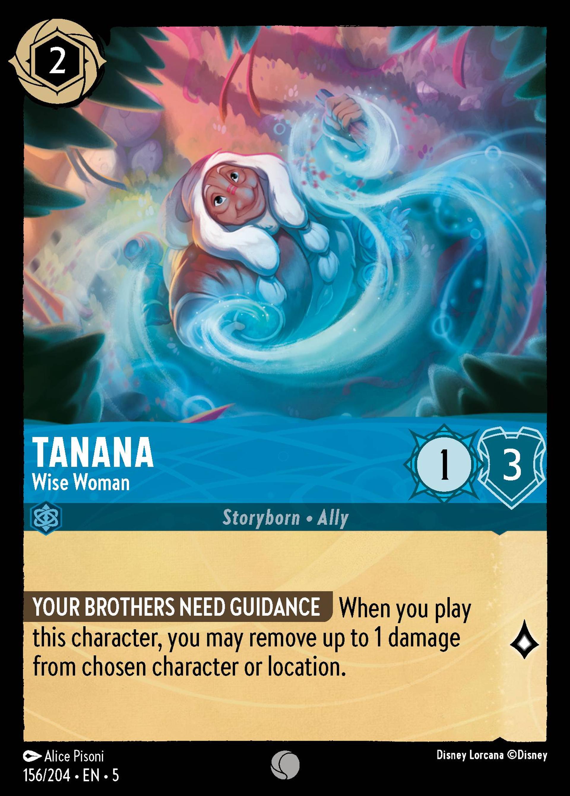 Tanana - Wise Woman — Shimmering Skies — Lorcana