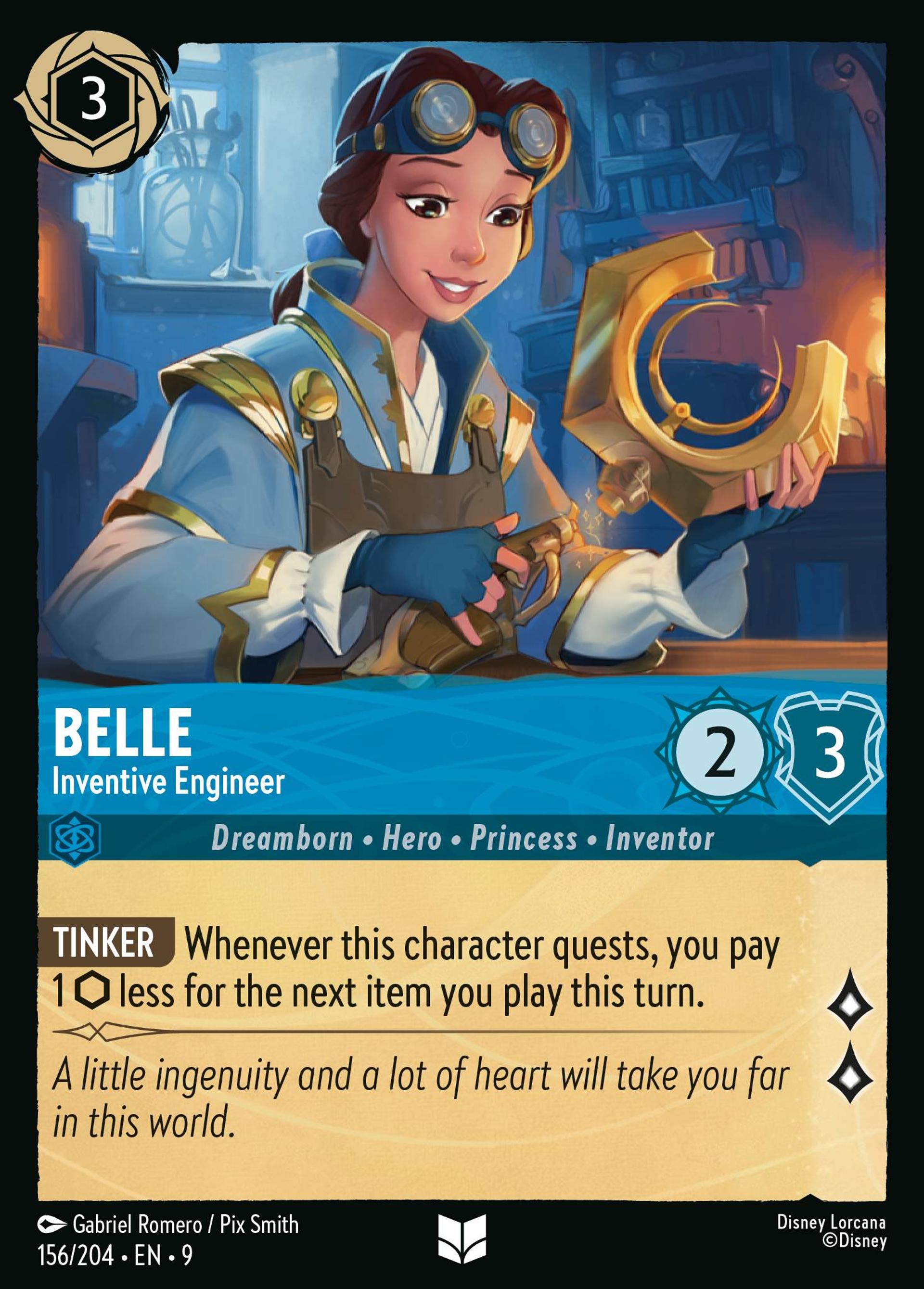 Belle - Inventive Engineer — Fabled — Lorcana