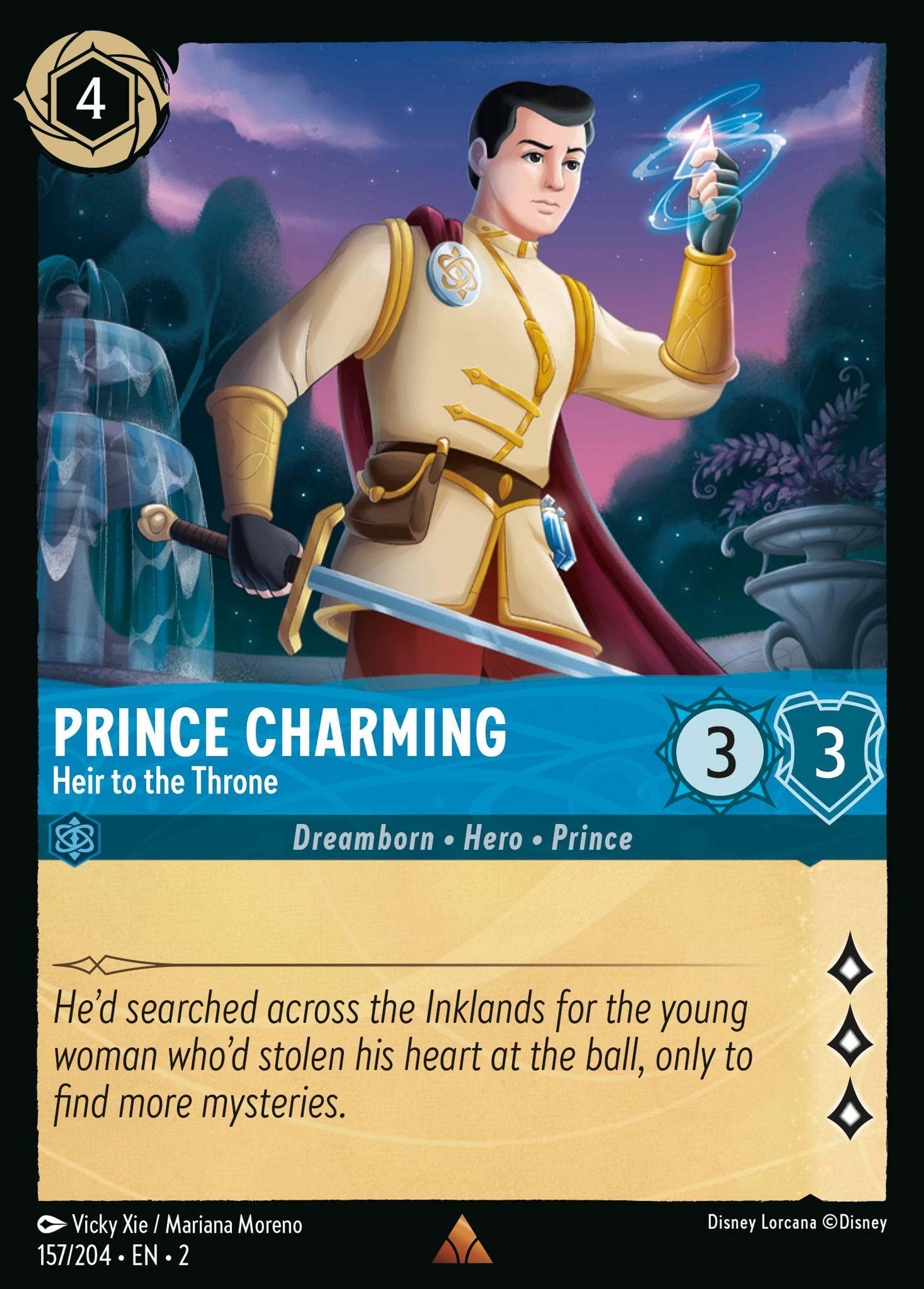 Prince charmant - Héritier du trône — Rise of the Floodborn — Lorcana