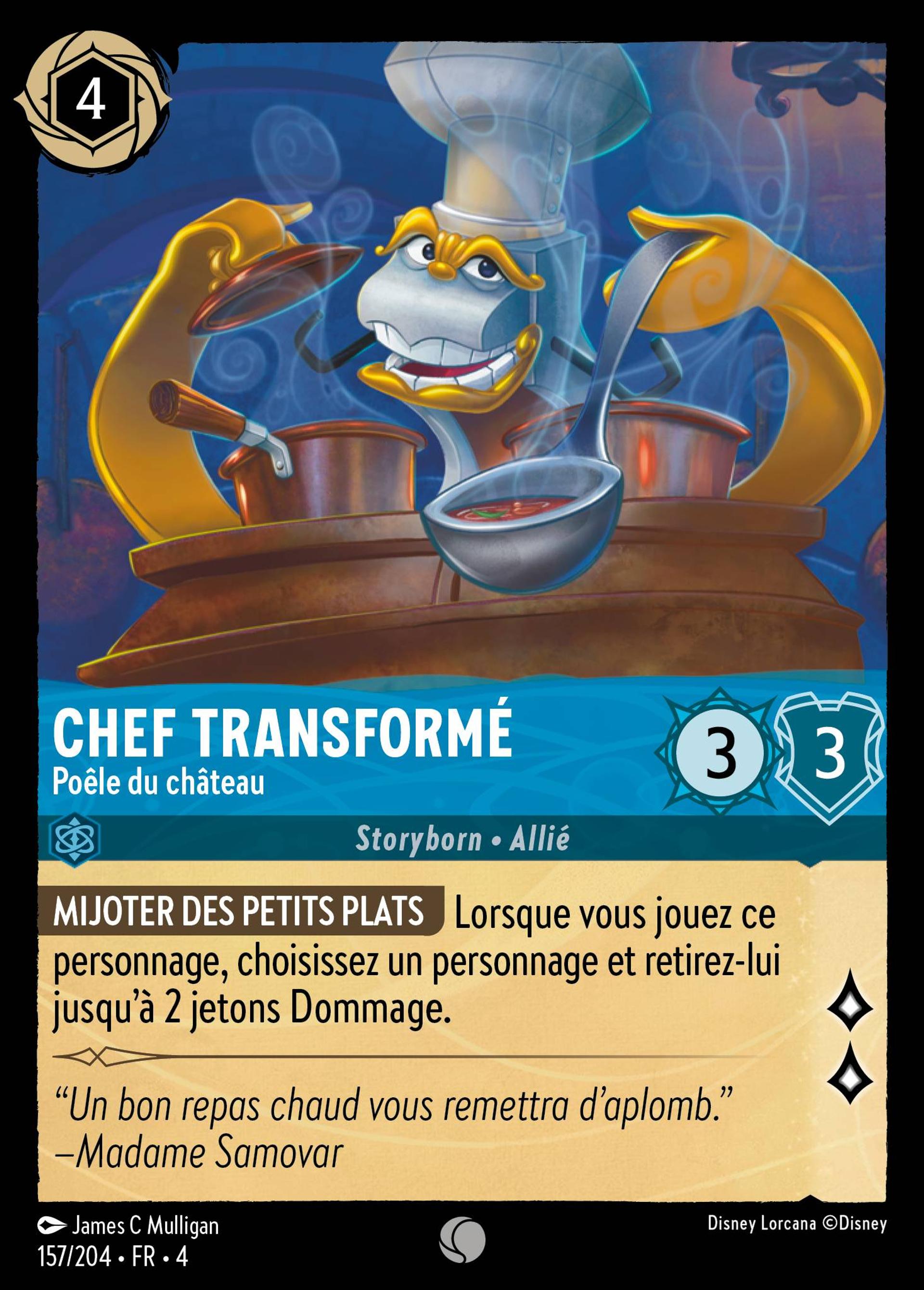 Chef Transformé - Poêle du château — Ursula's Return — Lorcana