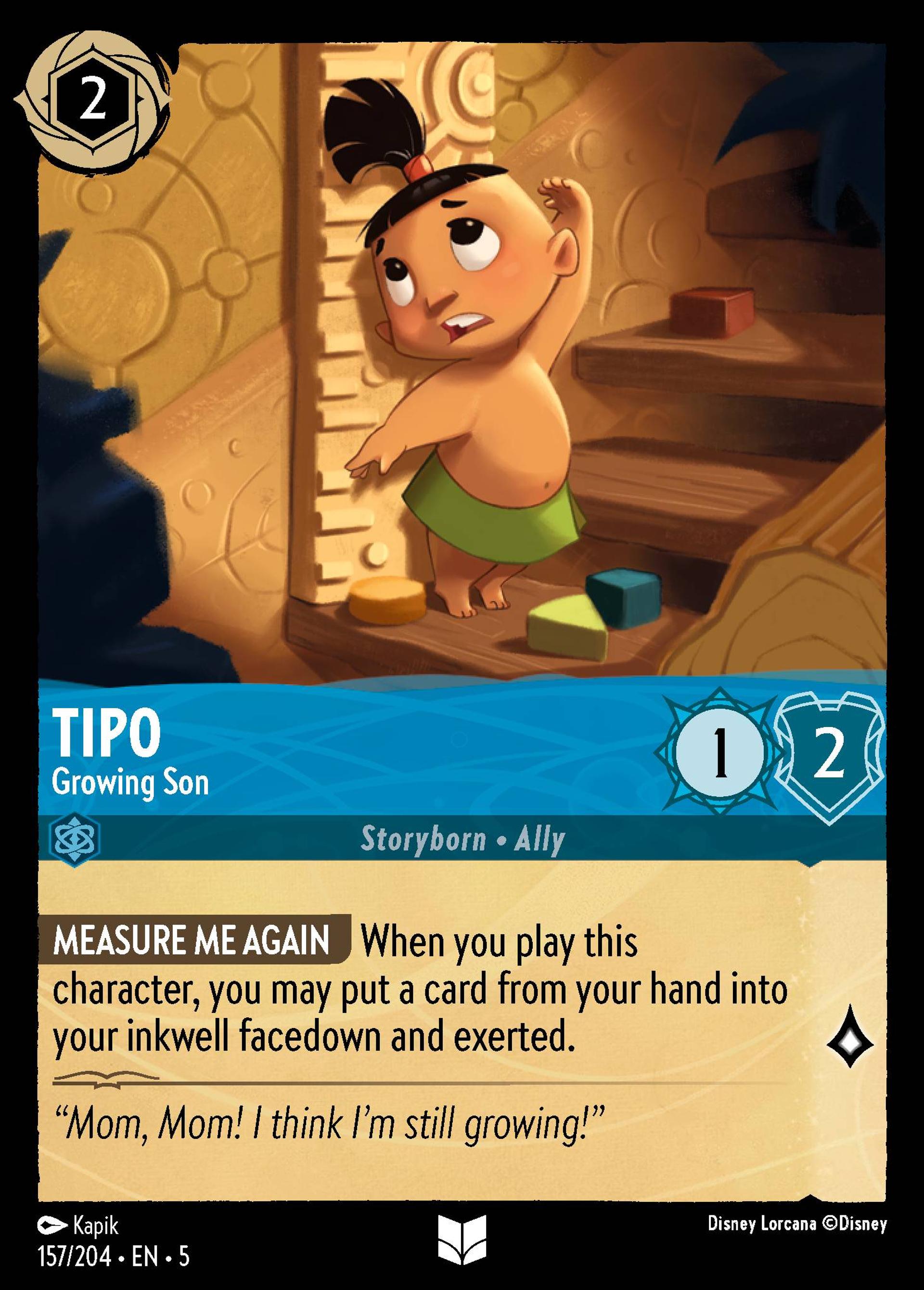 Tipo - Fils en croissance — Shimmering Skies — Lorcana