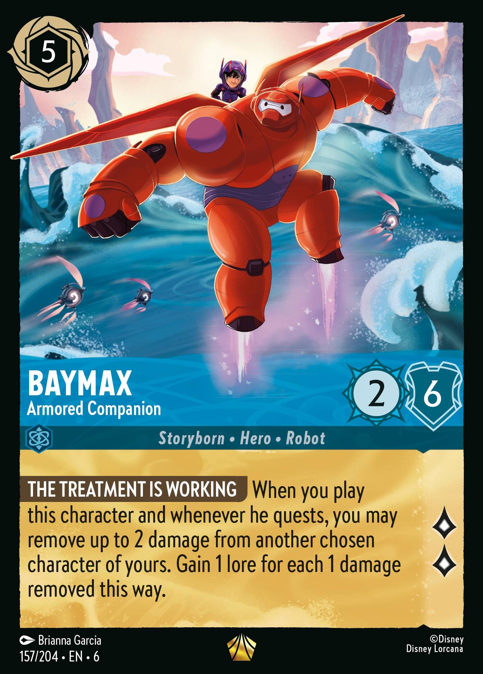 Baymax - Compagnon blindé — Azurite Sea — Lorcana