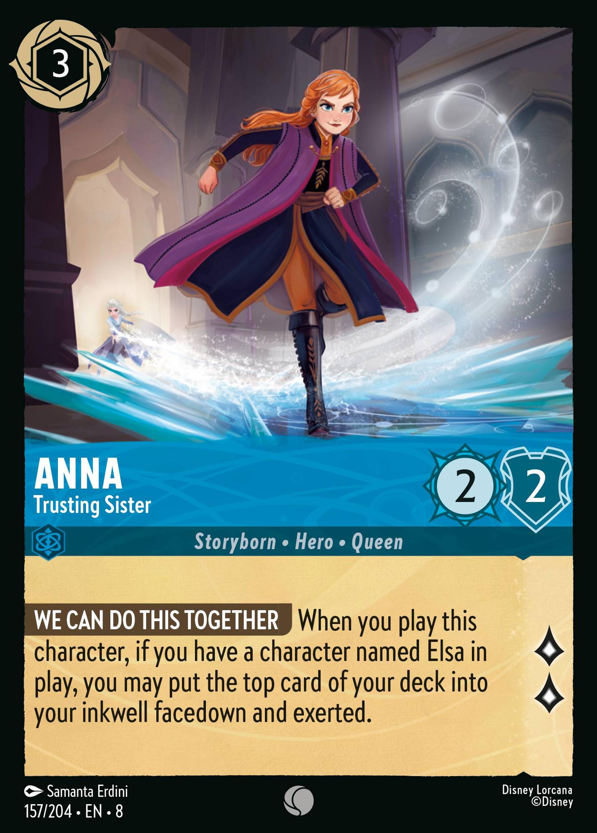 Anna - Sœur confiante — The Reign of Jafar — Lorcana
