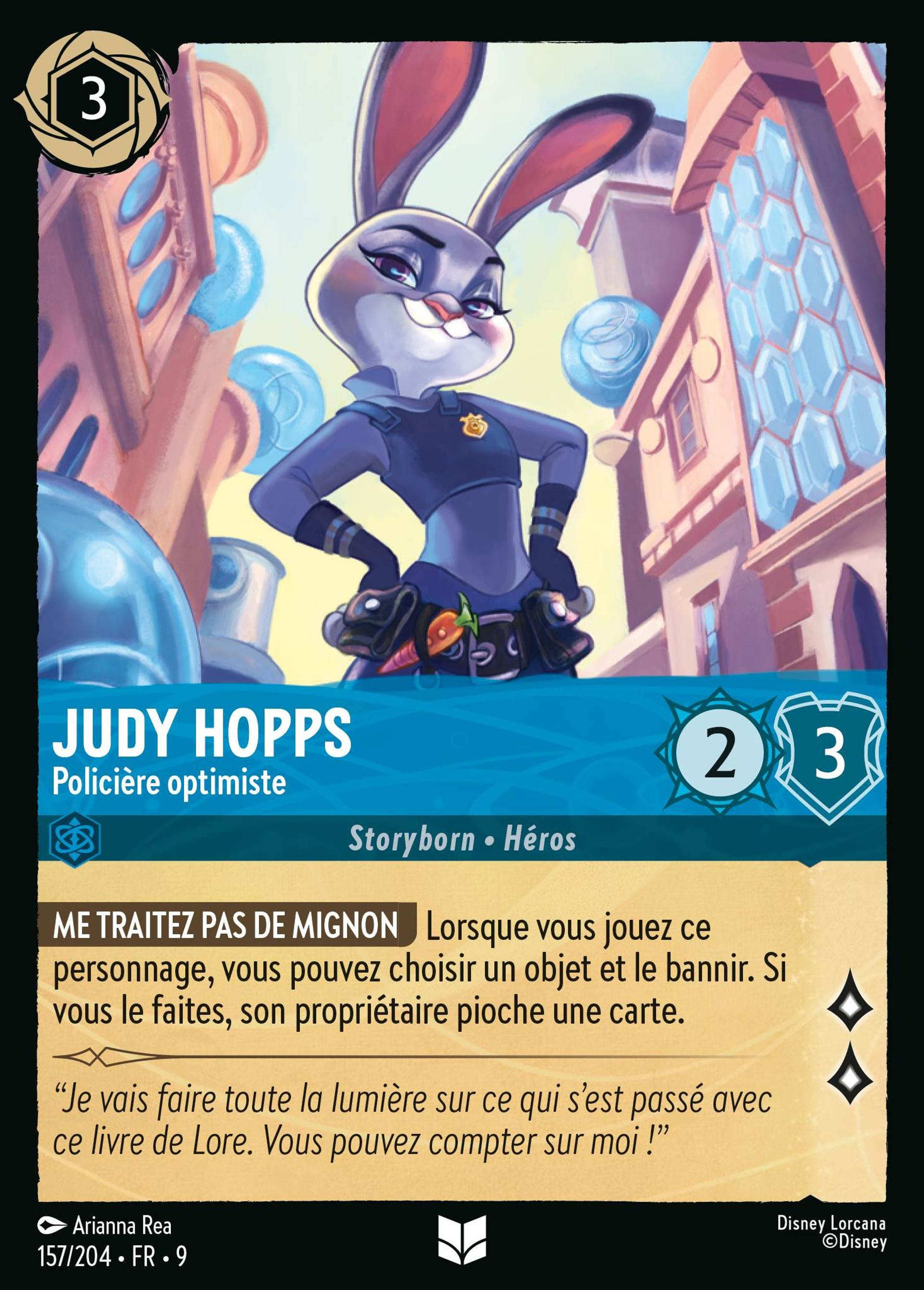 Judy Hopps - Policière optimiste — Fabled — Lorcana