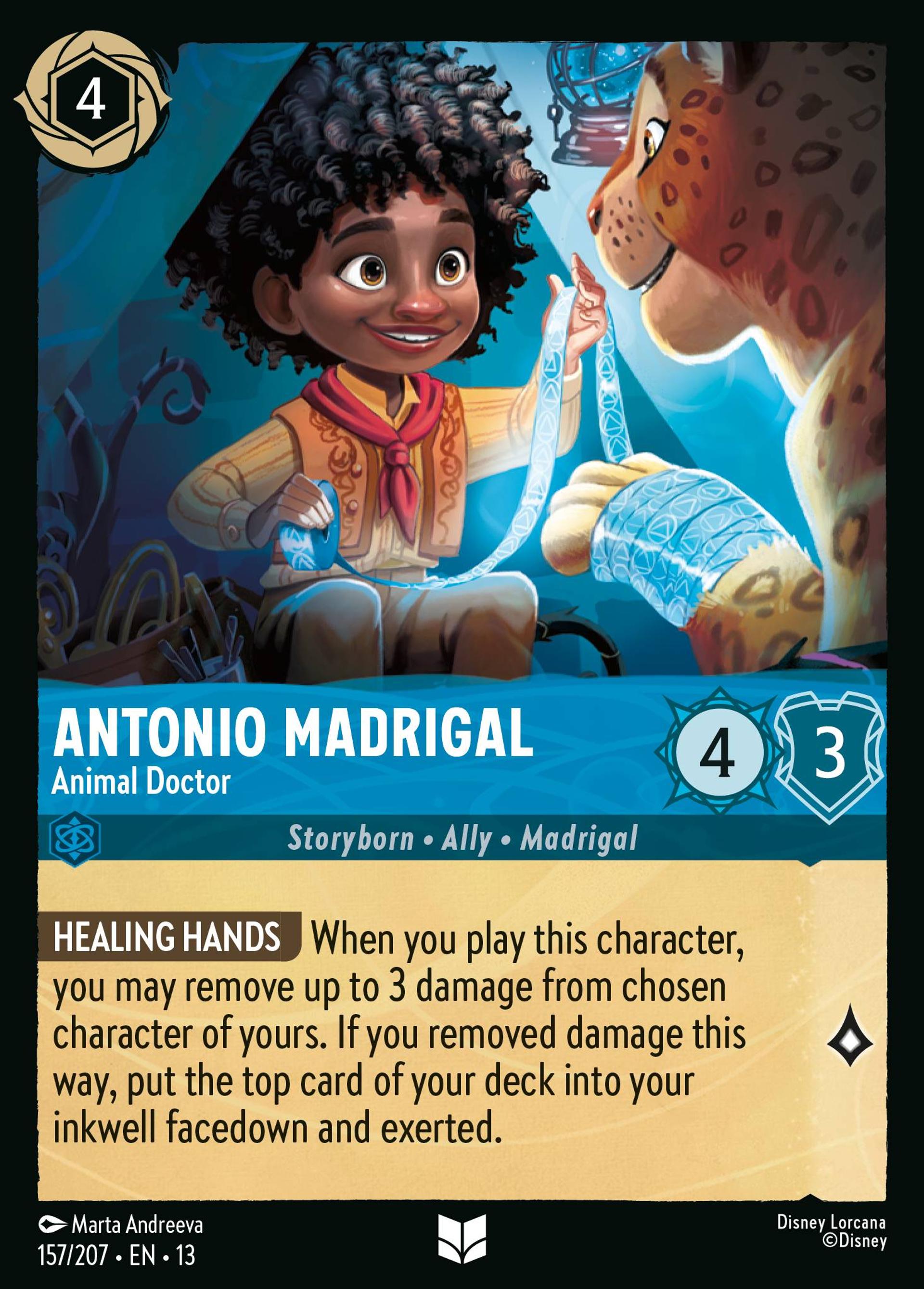 Antonio Madrigal - Docteur des animaux — Attack of the Vine! — Lorcana