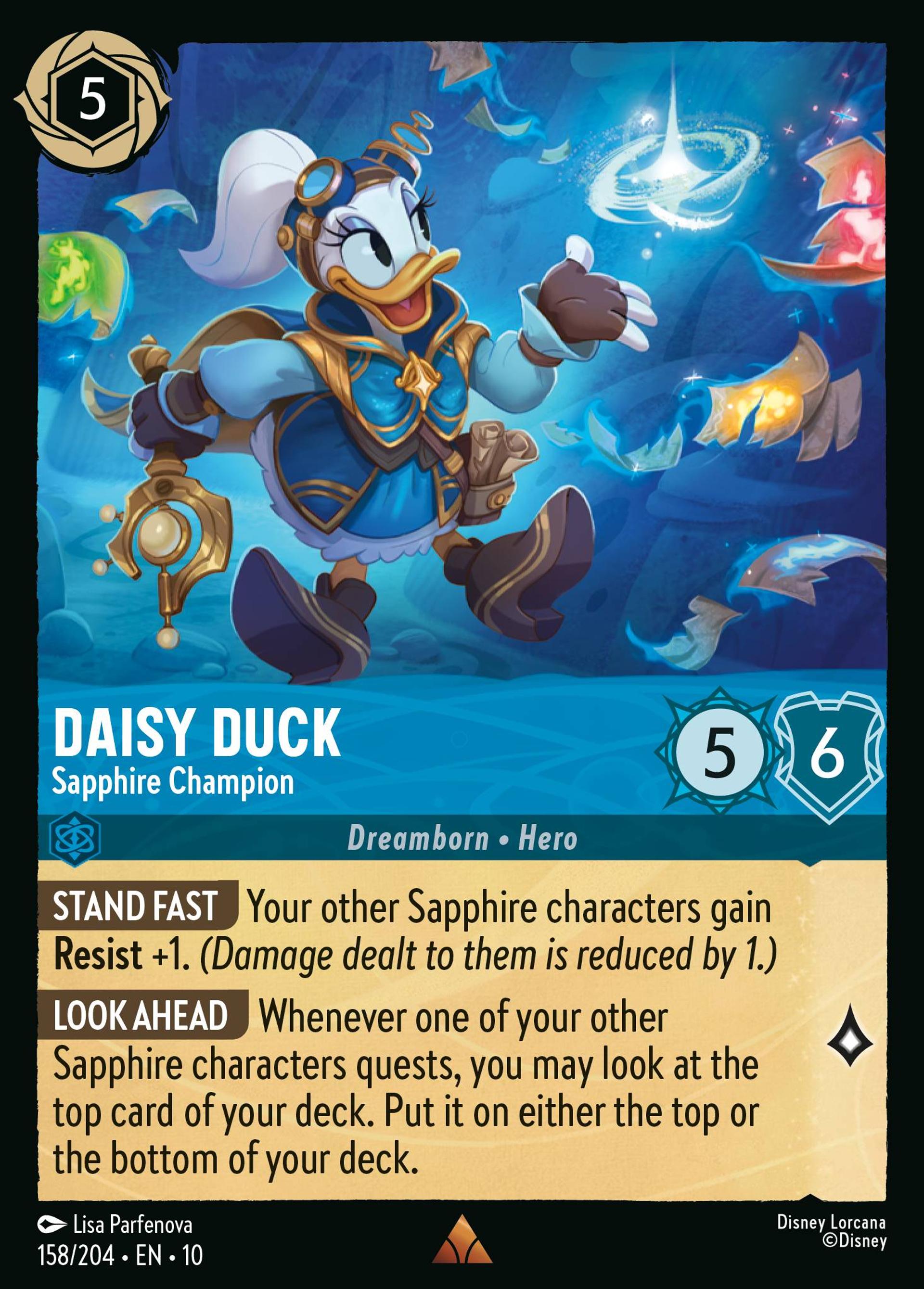 Daisy - Championne Saphir — Whispers in the Well — Lorcana