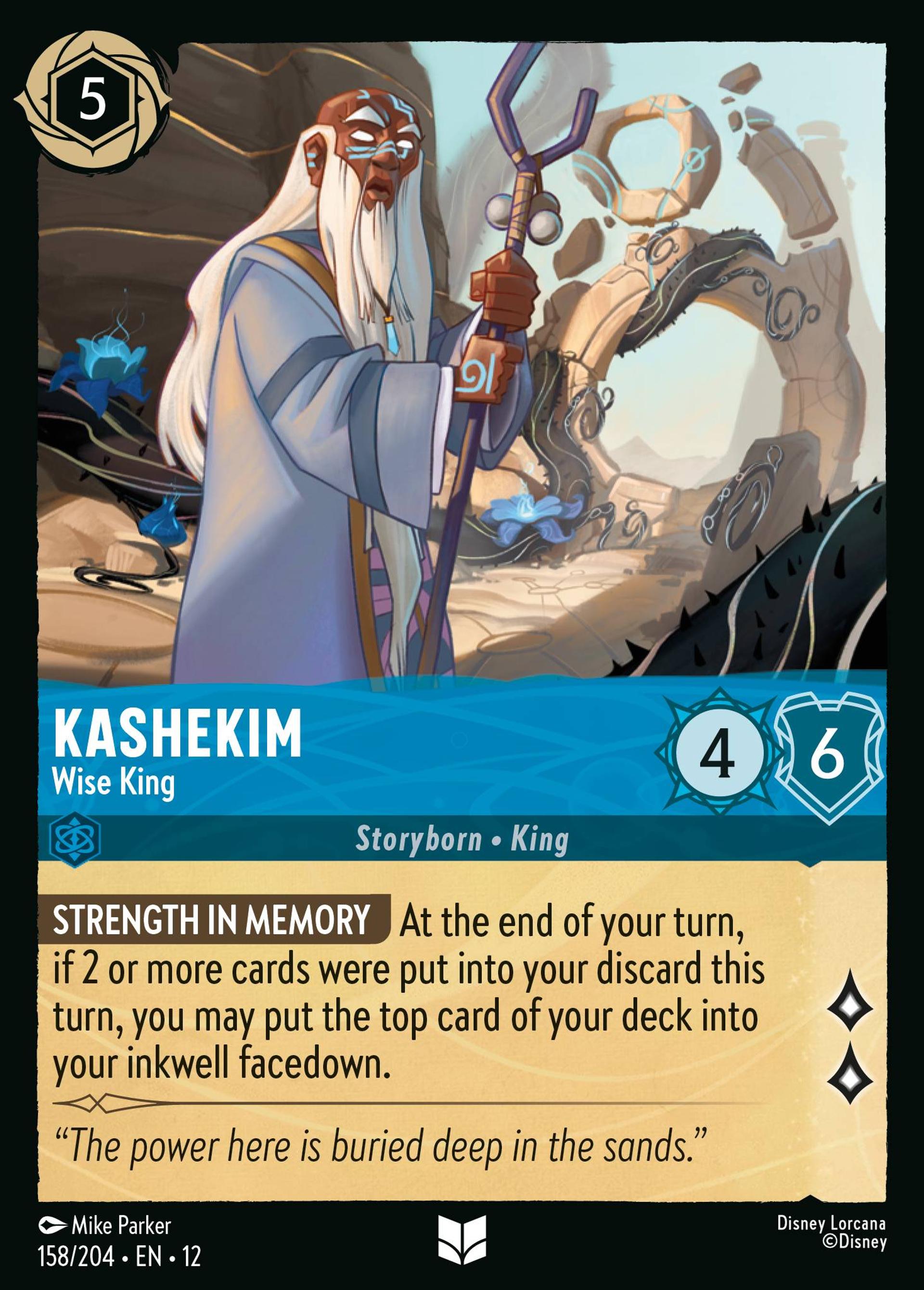 Kashekim - Wise King — Wilds Unknown — Lorcana