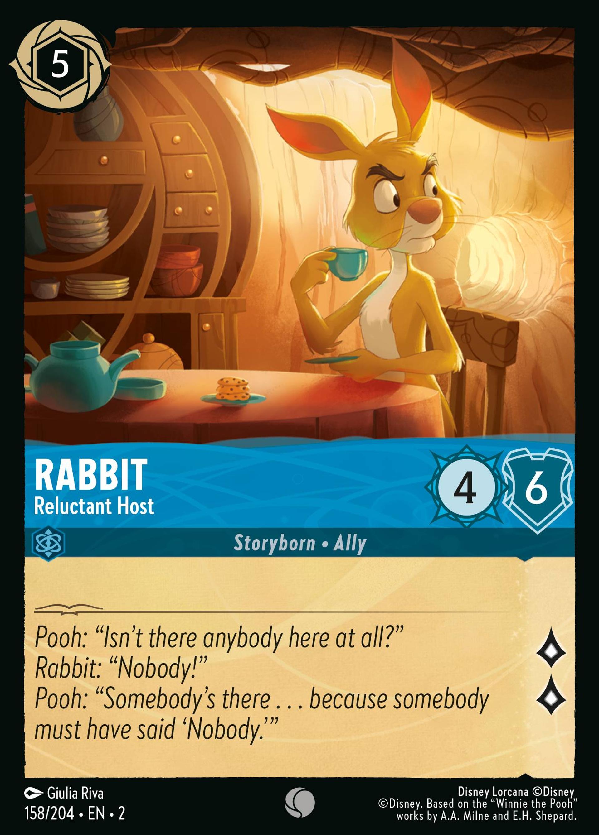 Coco Lapin - Hôte malgé lui — Rise of the Floodborn — Lorcana