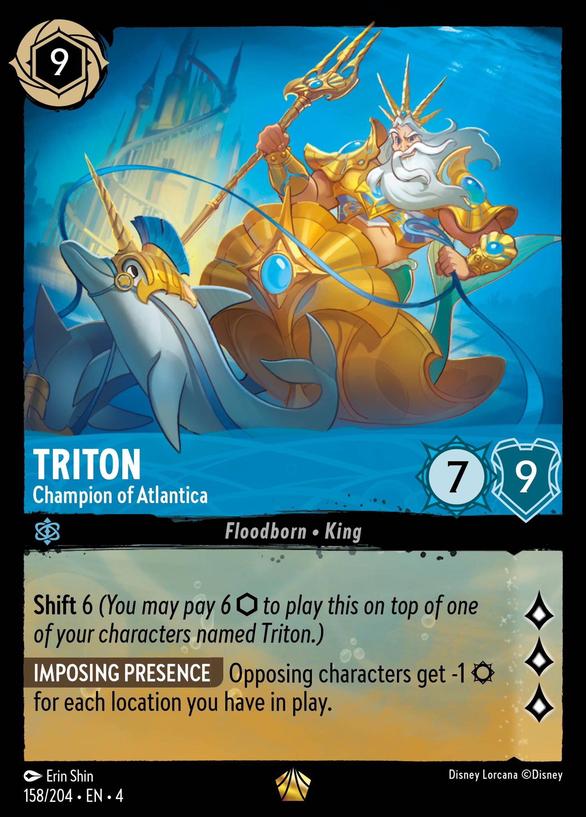 Triton - Champion of Atlantica — Ursula's Return — Lorcana