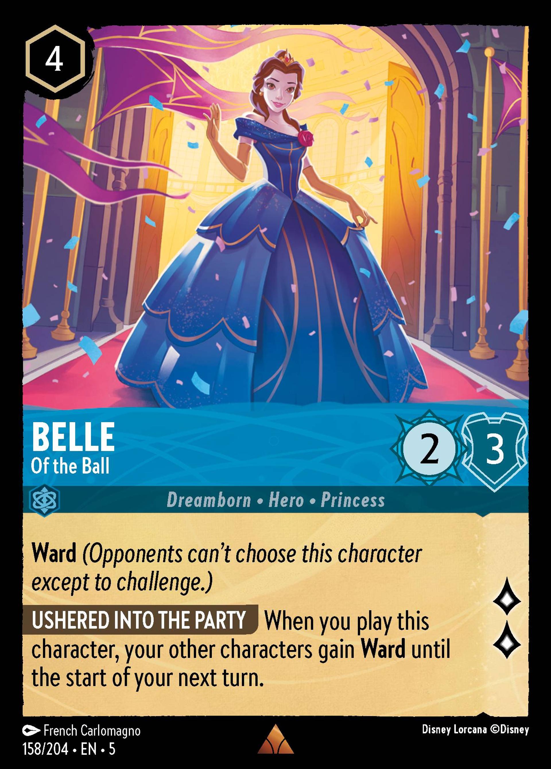 Belle - Of the Ball — Shimmering Skies — Lorcana