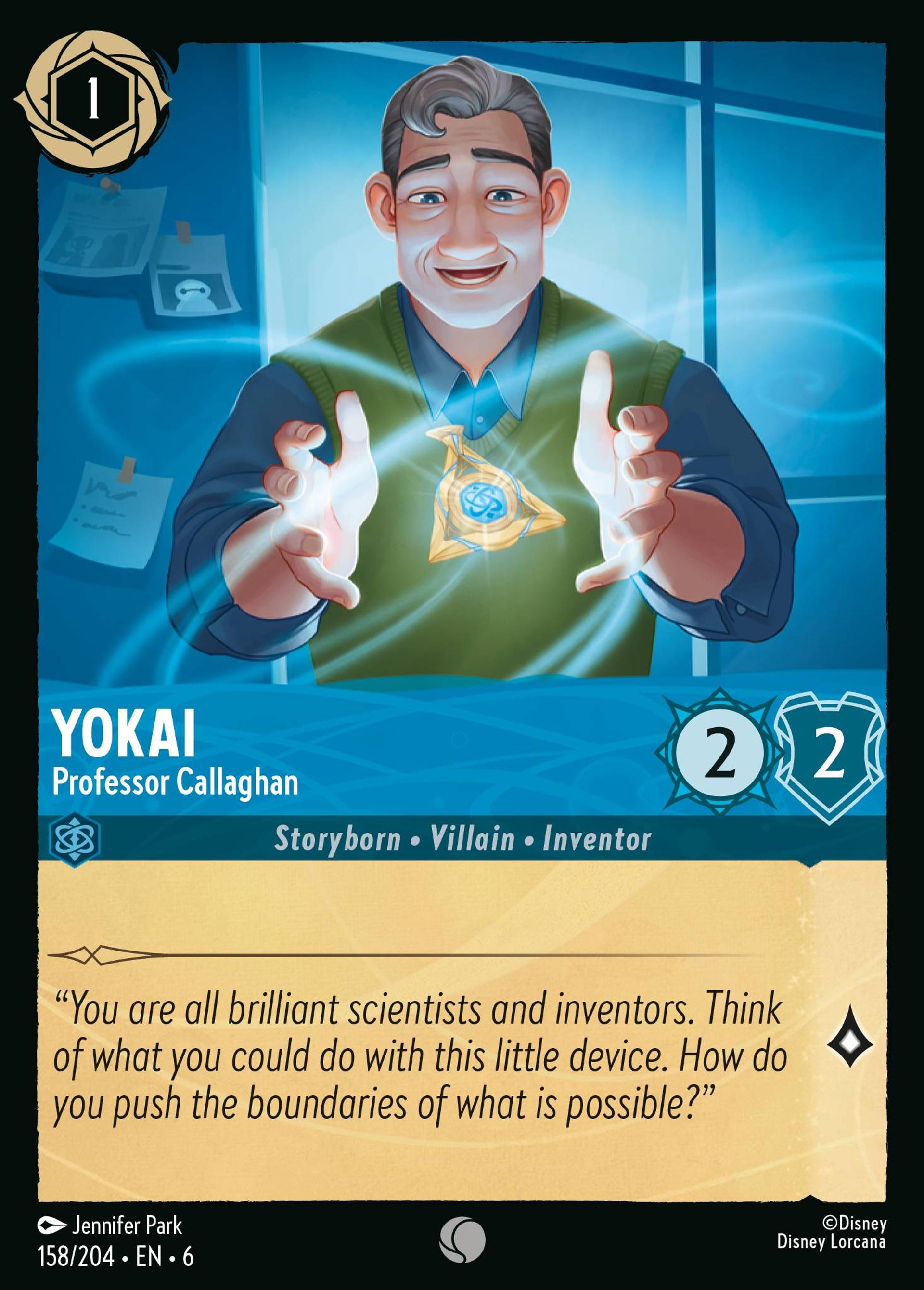 Yokai - Professor Callaghan — Azurite Sea — Lorcana