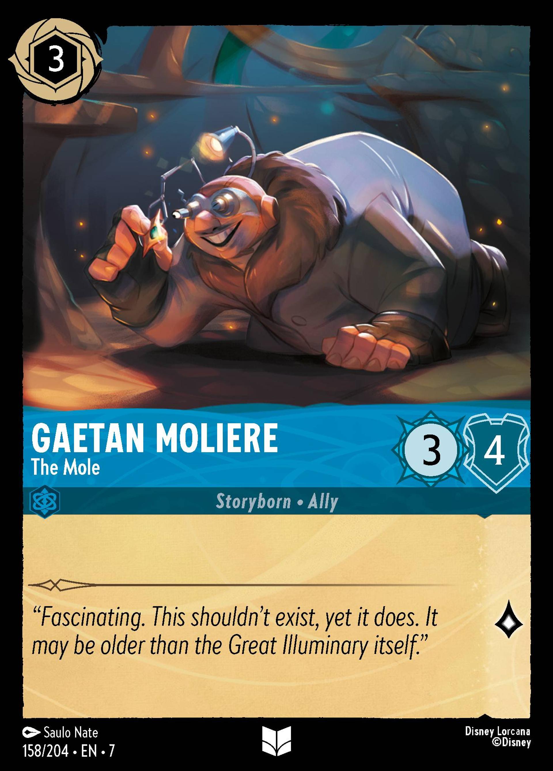 Gaetan Moliere - The Mole — Archazia's Island — Lorcana