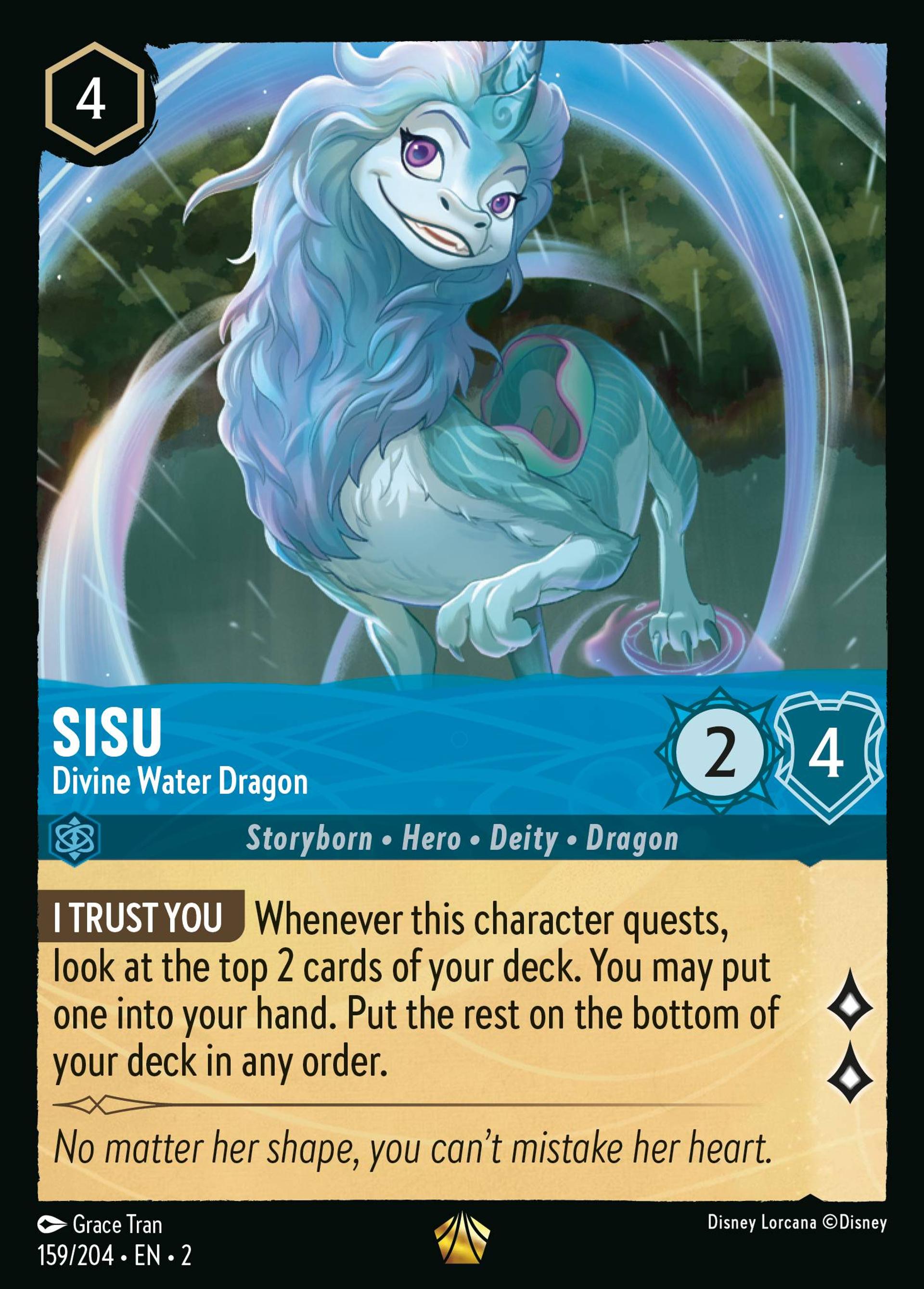 Sisu - Dragon d'eau divin — Rise of the Floodborn — Lorcana