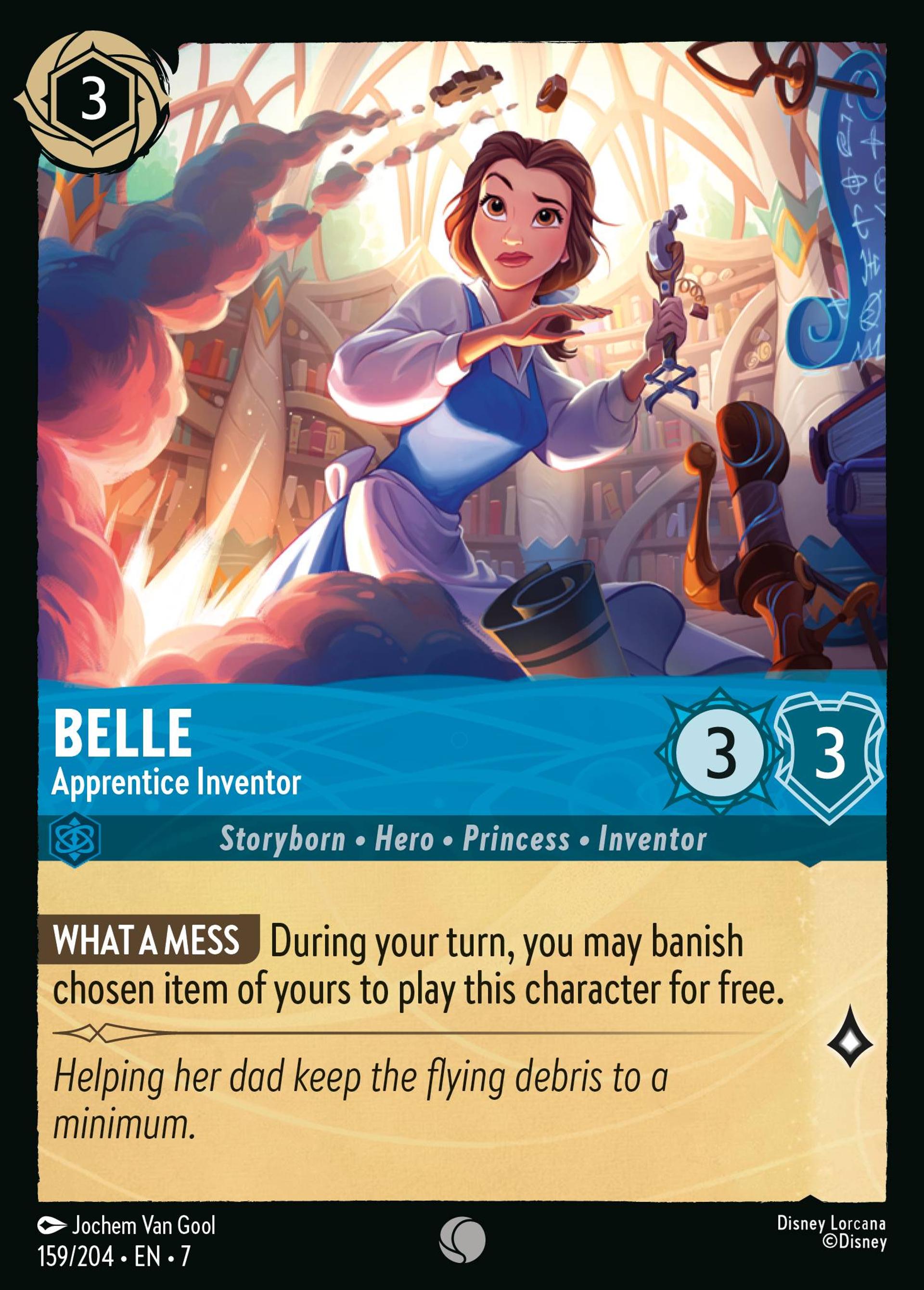 Belle - Apprentice Inventor — Archazia's Island — Lorcana