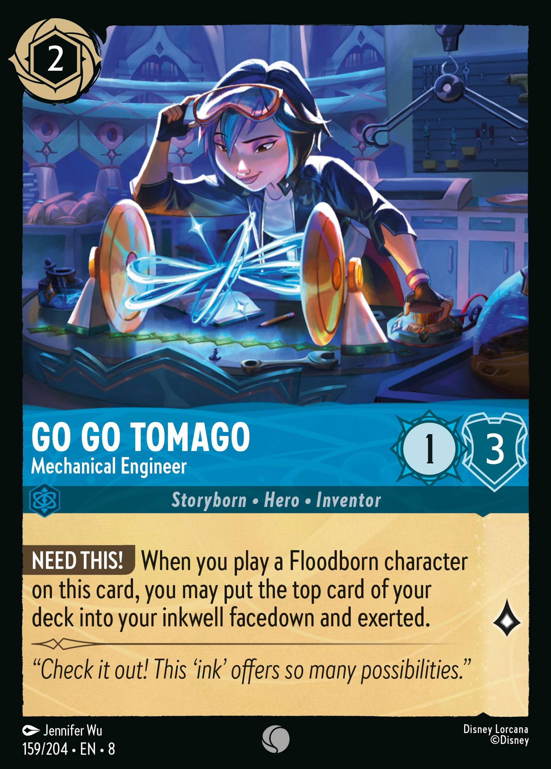 Go Go Tomago - Ingénieure en mécanique — The Reign of Jafar — Lorcana