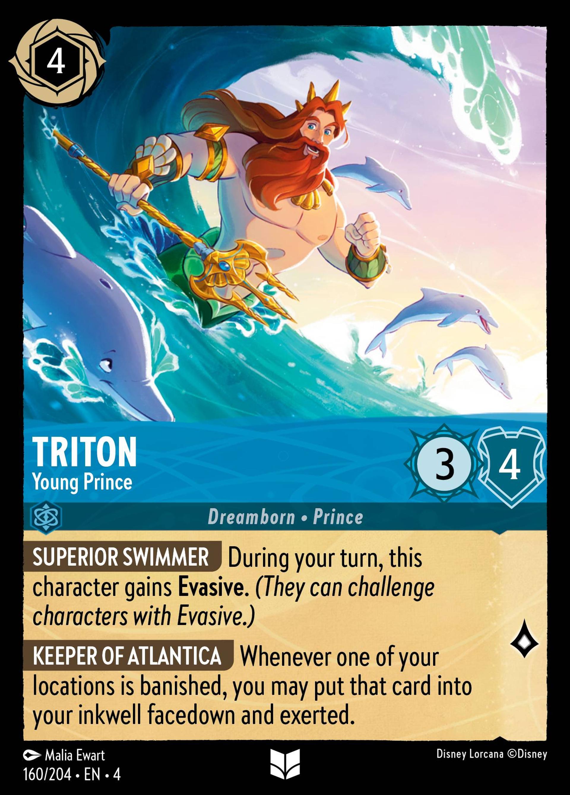 Triton - Young Prince — Ursula's Return — Lorcana