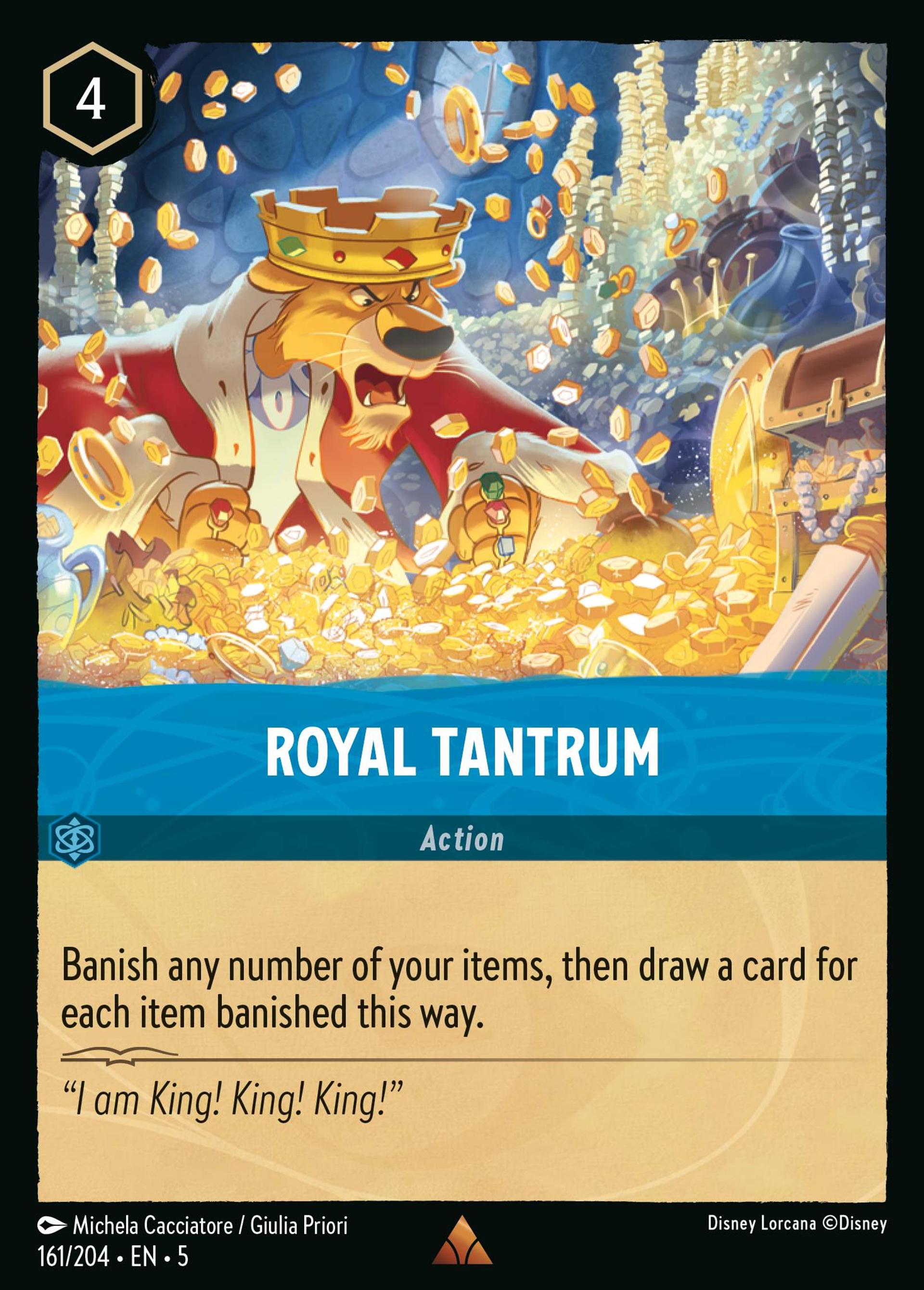Royal Tantrum — Shimmering Skies — Lorcana