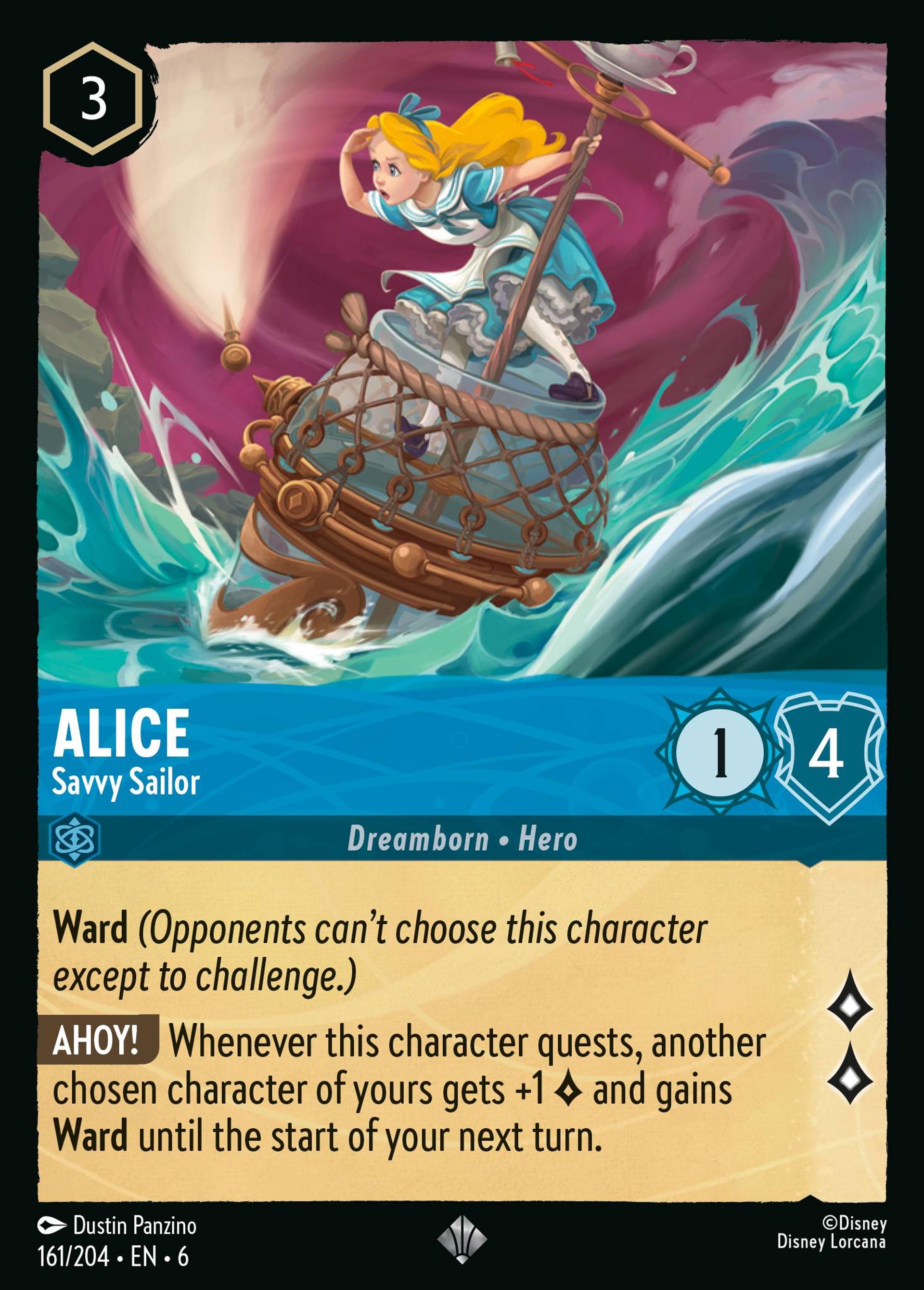 Alice - Savvy Sailor — Azurite Sea — Lorcana