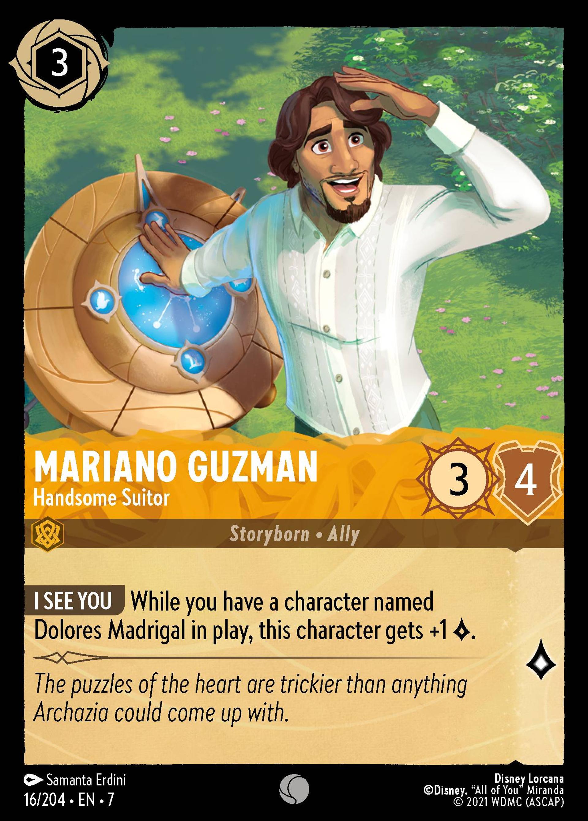 Mariano Guzman - Handsome Suitor — Archazia's Island — Lorcana