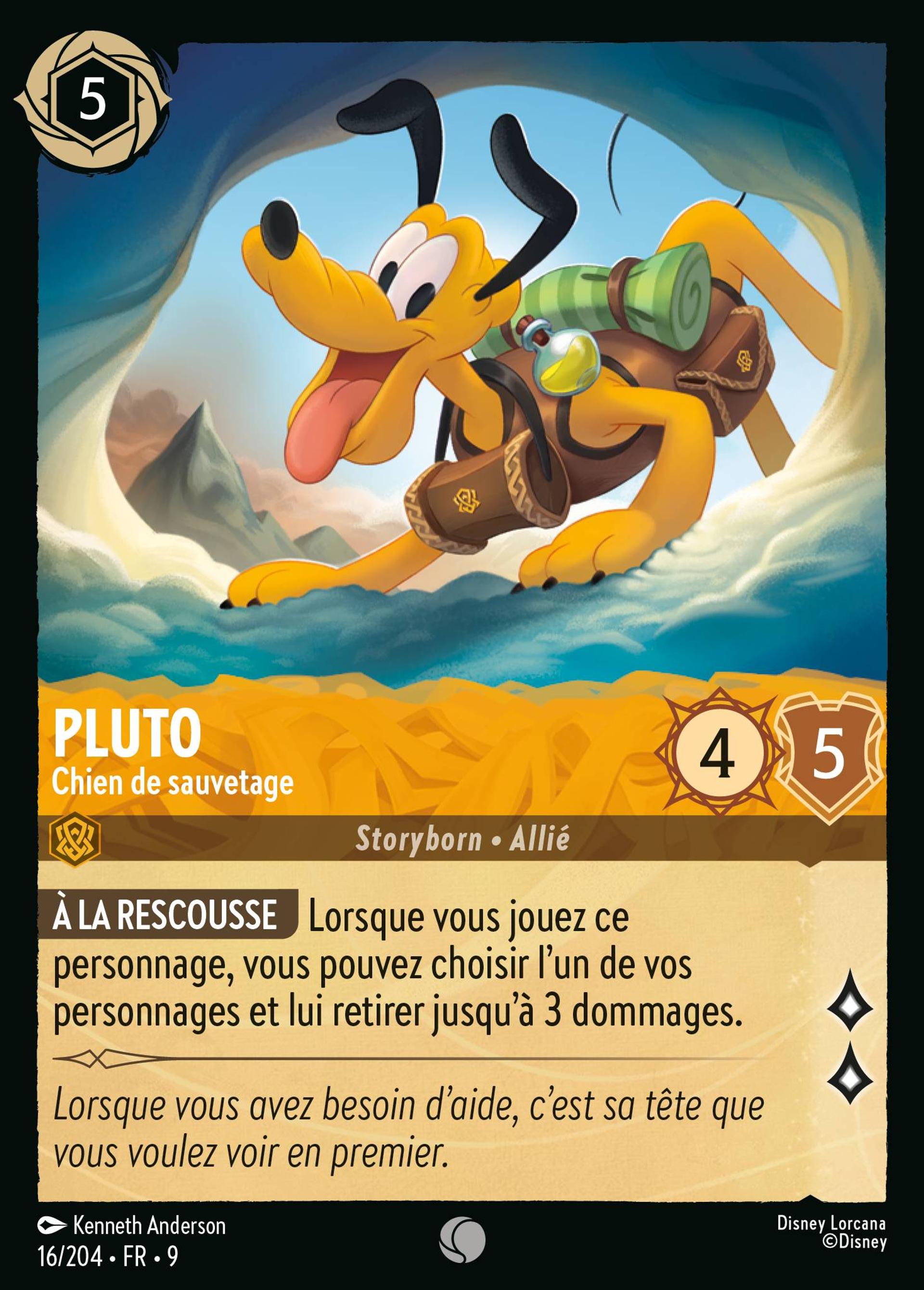 Pluto - Chien de sauvetage — Fabled — Lorcana