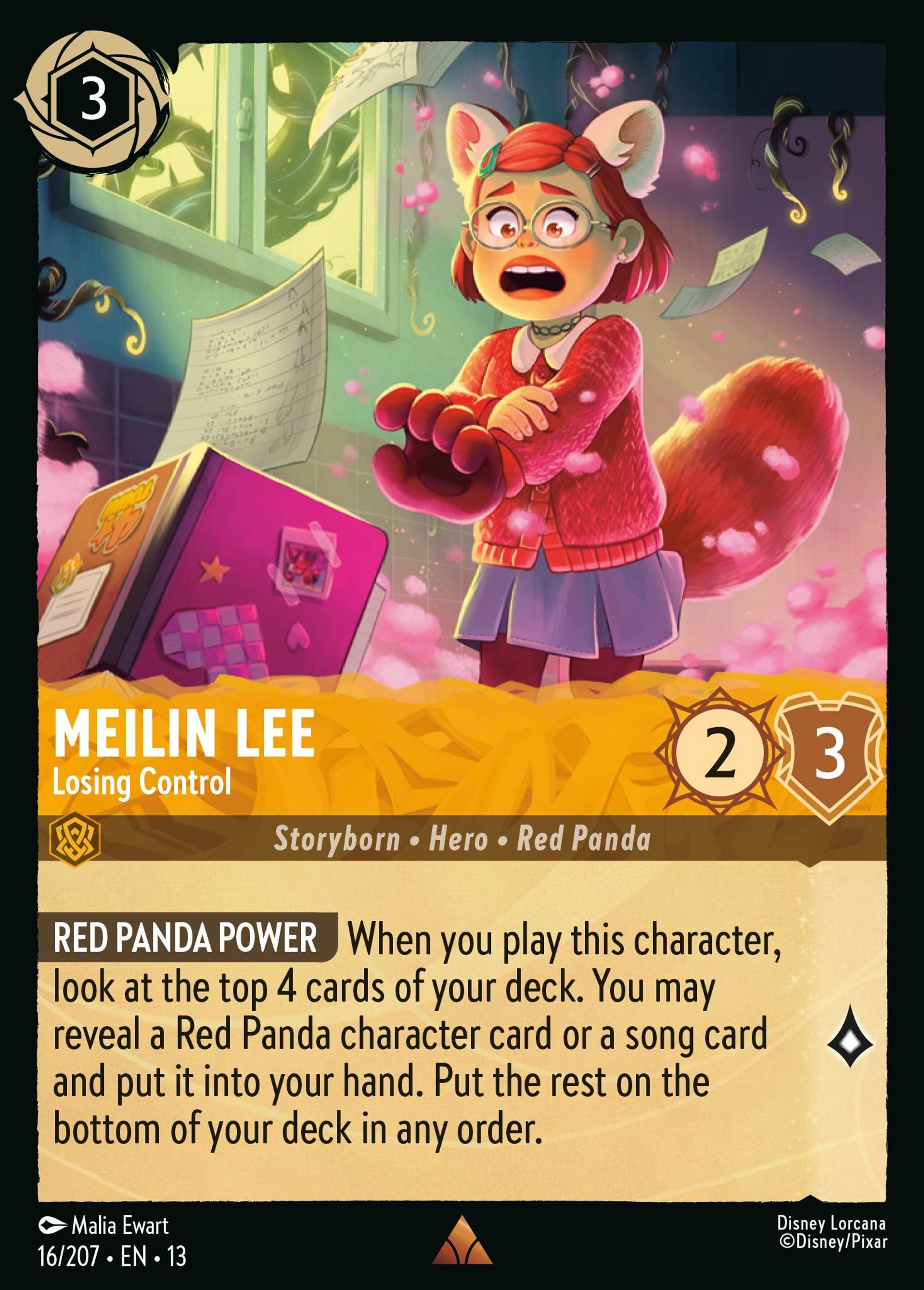 Meilin Lee - Losing Control — Attack of the Vine! — Lorcana