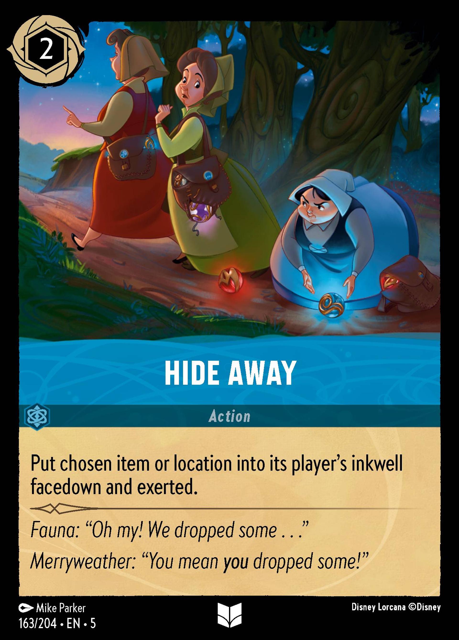 Hide Away — Shimmering Skies — Lorcana