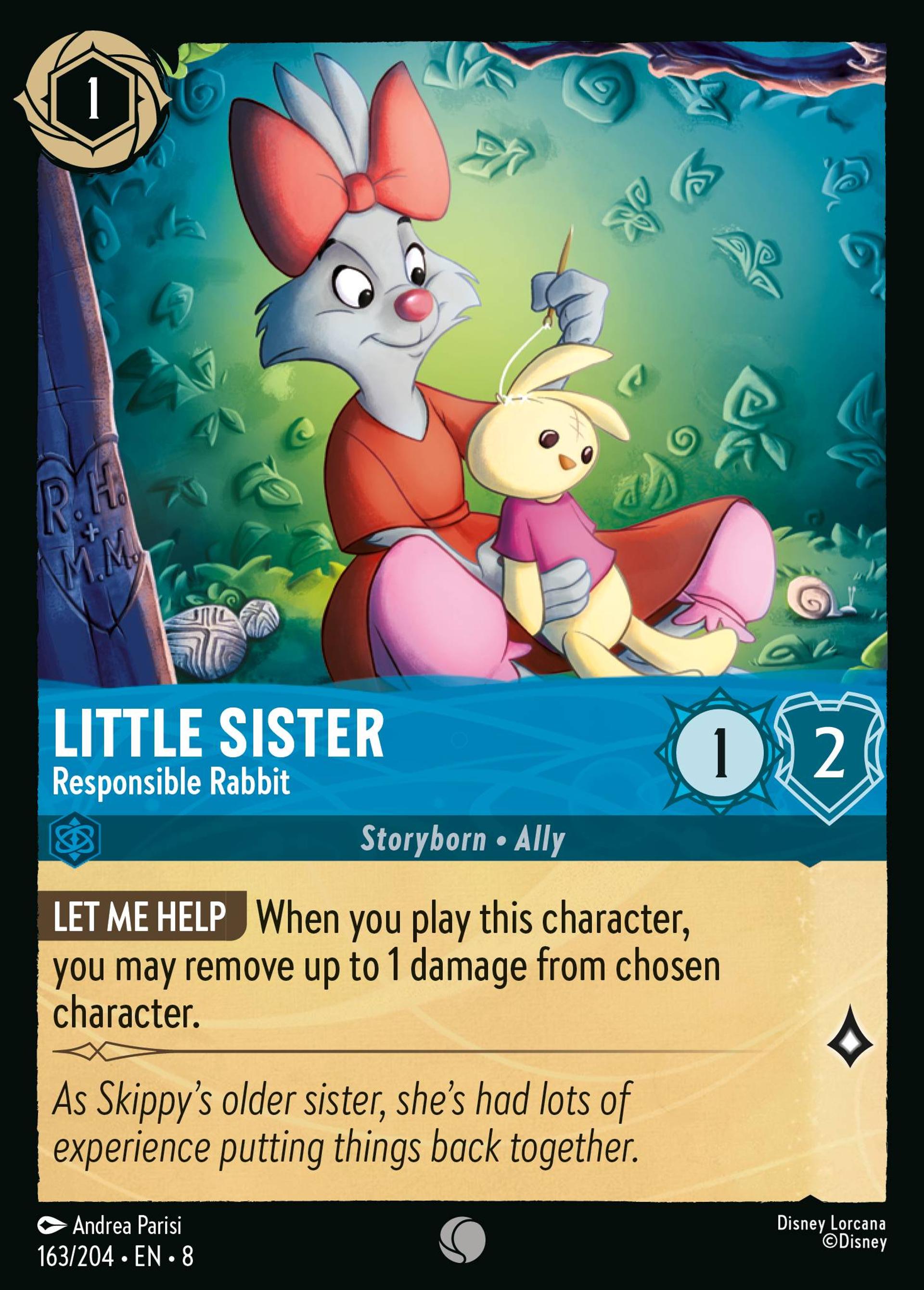 Soeur de Bobby - Lapine responsable — The Reign of Jafar — Lorcana