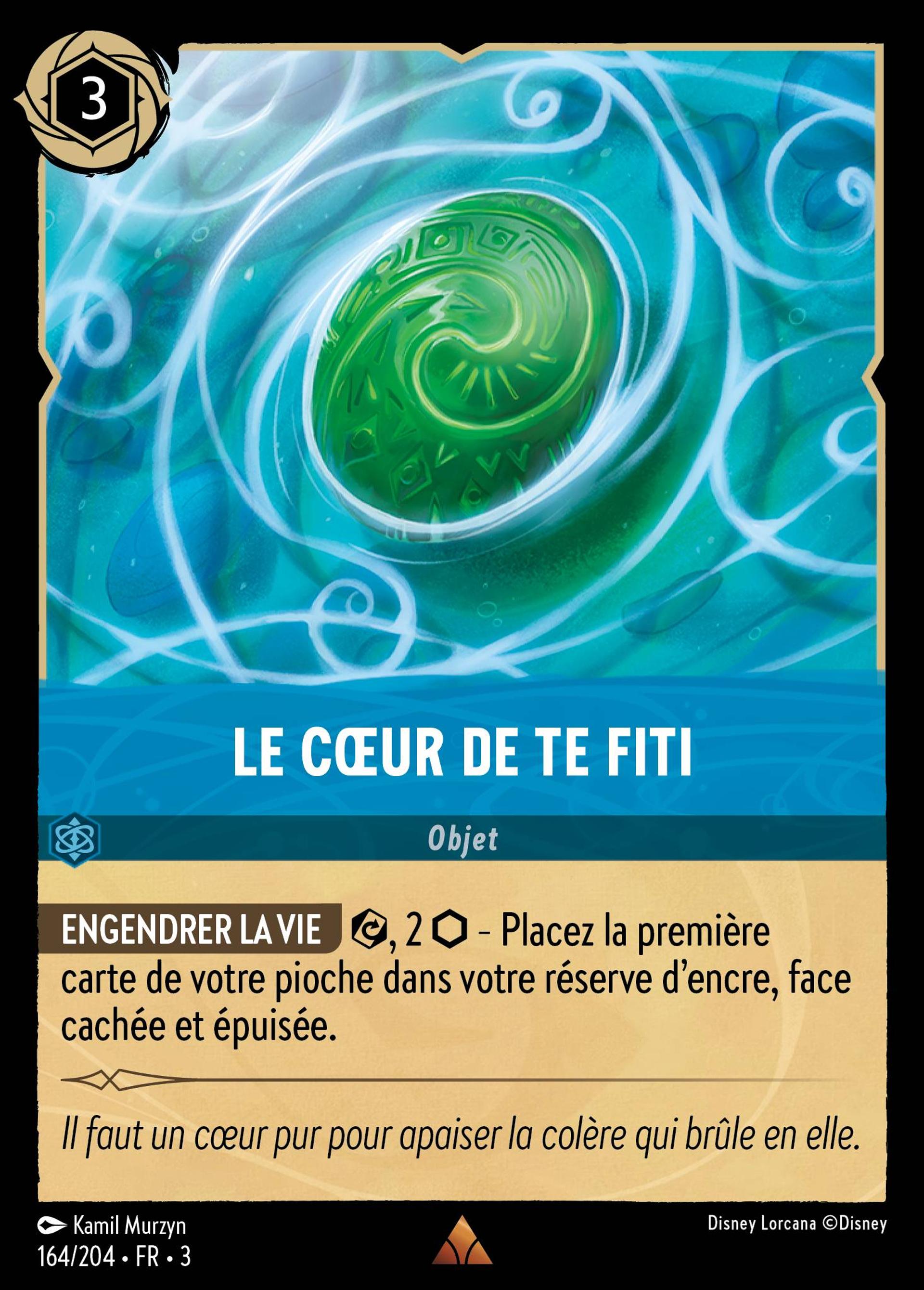Le cœur de Te Fiti — Into the Inklands — Lorcana