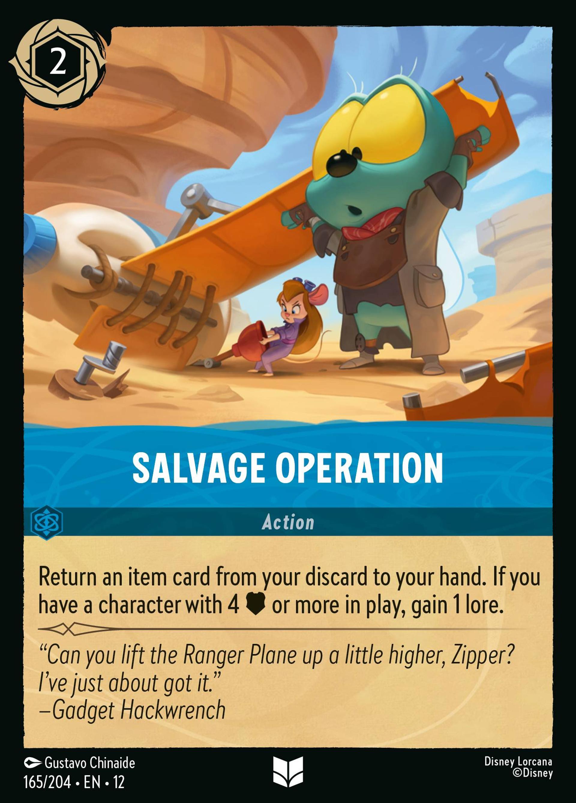 Salvage Operation — Wilds Unknown — Lorcana