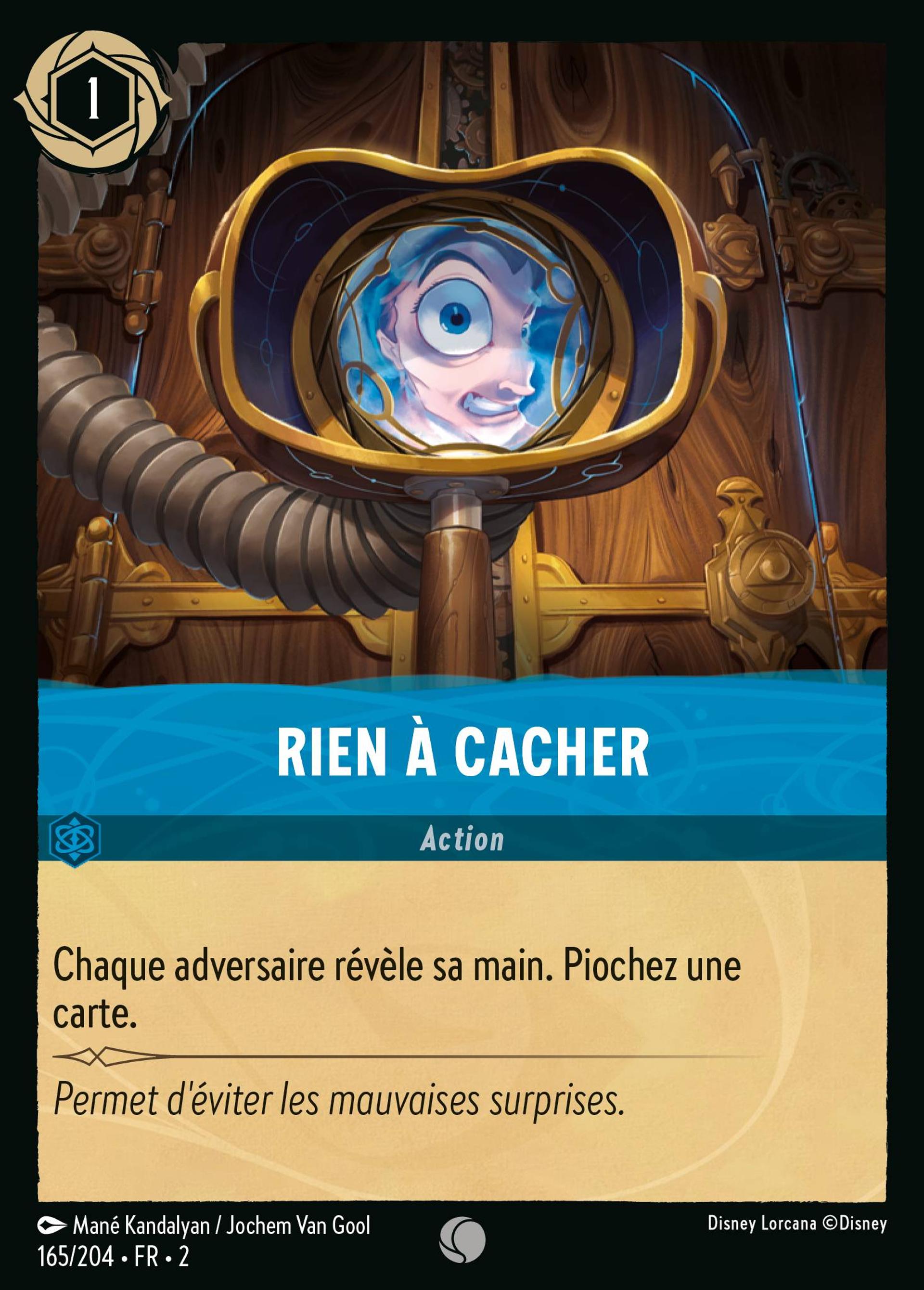 Rien à cacher — Rise of the Floodborn — Lorcana